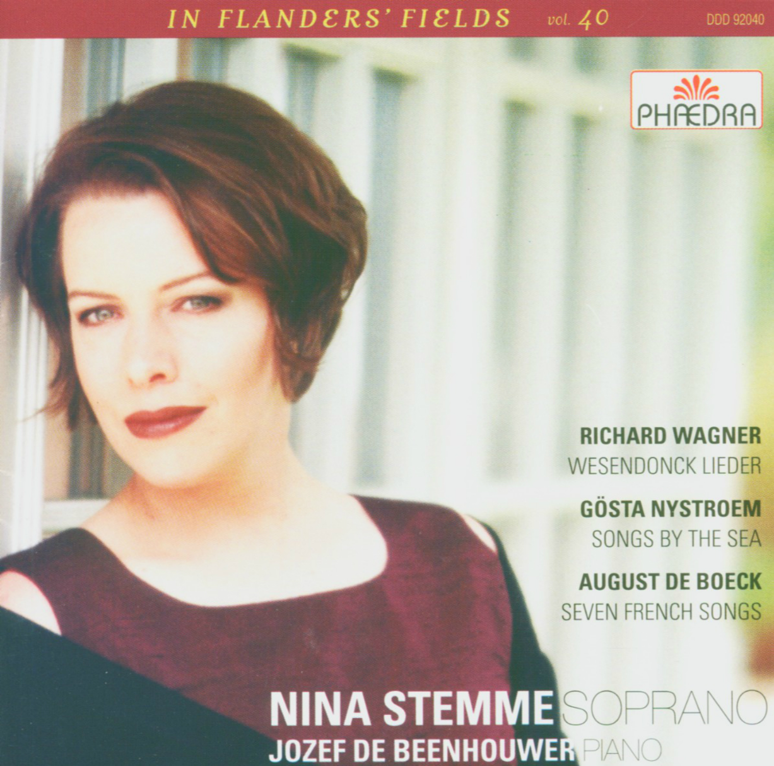 Cover: In Flanders' Fields vol.40 - Richard Wagner, Gösta Nystroem and August de Boeck