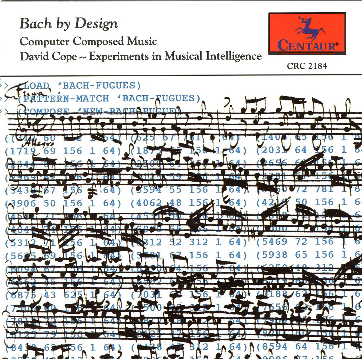 Cover: Bach by Design:Experiments in Musical Intelligence