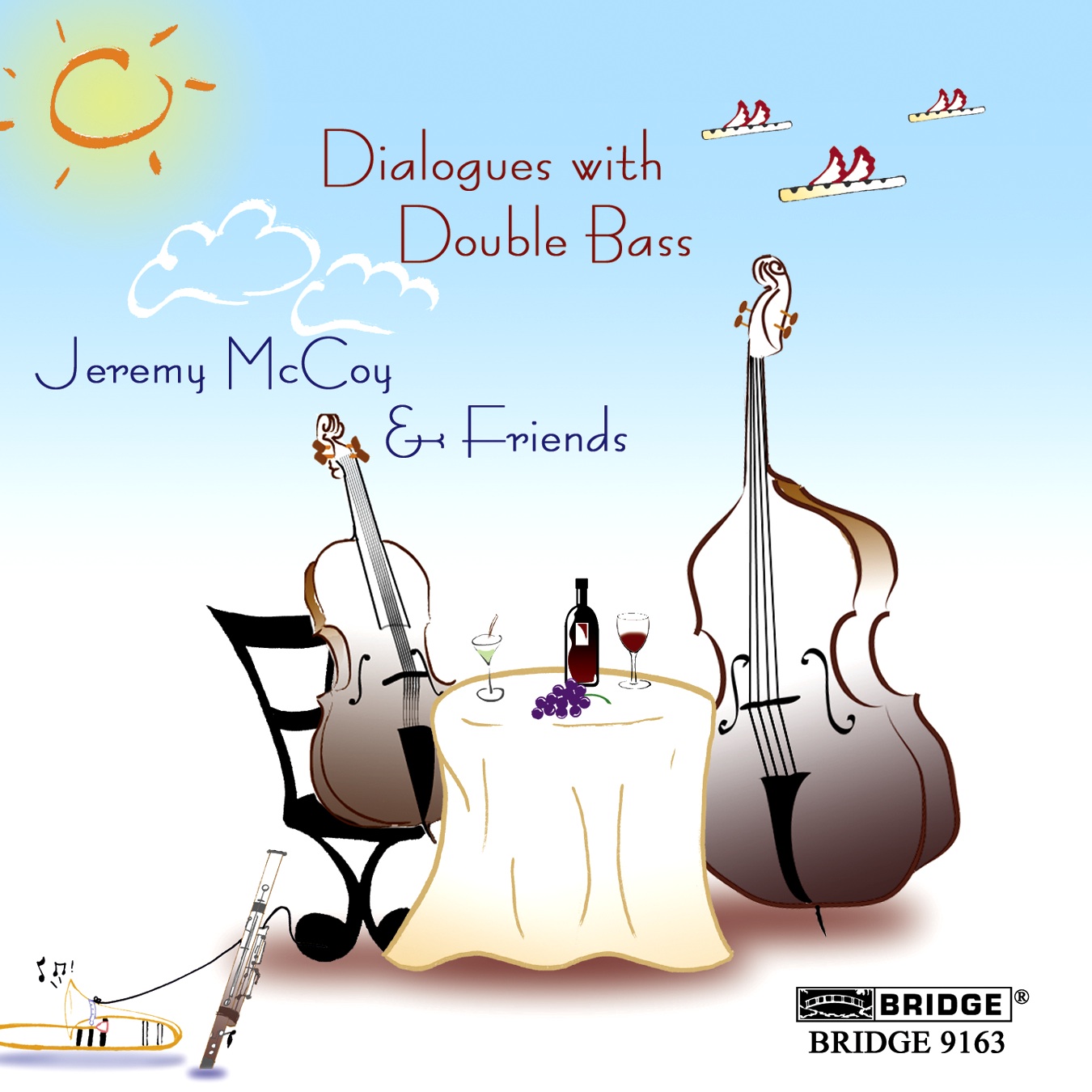 Cover: DIALOGUES WITH DOUBLE BASS