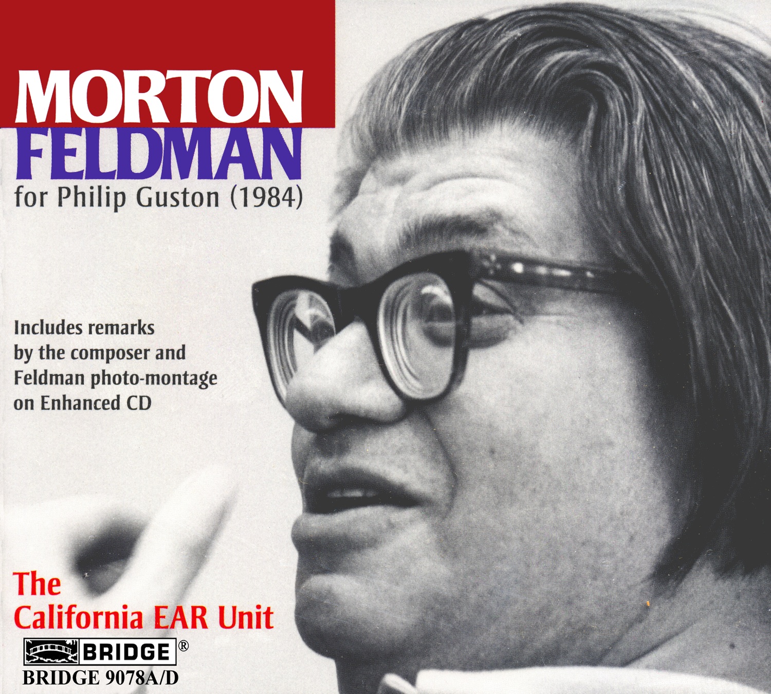 Cover: FELDMAN, MORTON, FOR PHILIP GUSTON
