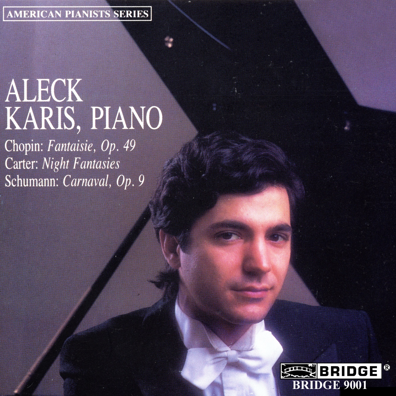 Cover: KARIS PLAYS CHOPIN, CARTER, SCHUMAN