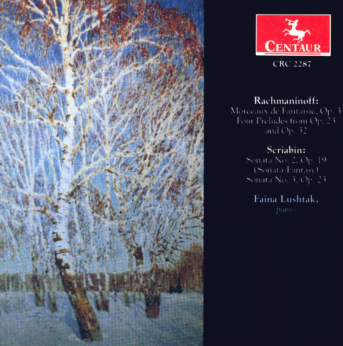 Cover: Morceaux de Fantasie/4 Preludes/Sonatas Nos.2 & 3
