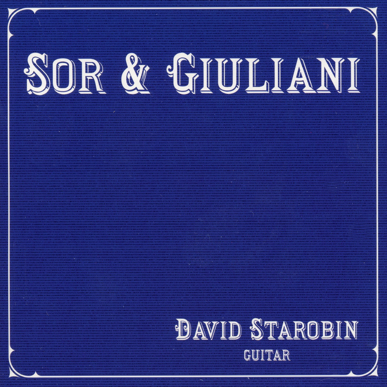 Cover: Sor and Giuliani