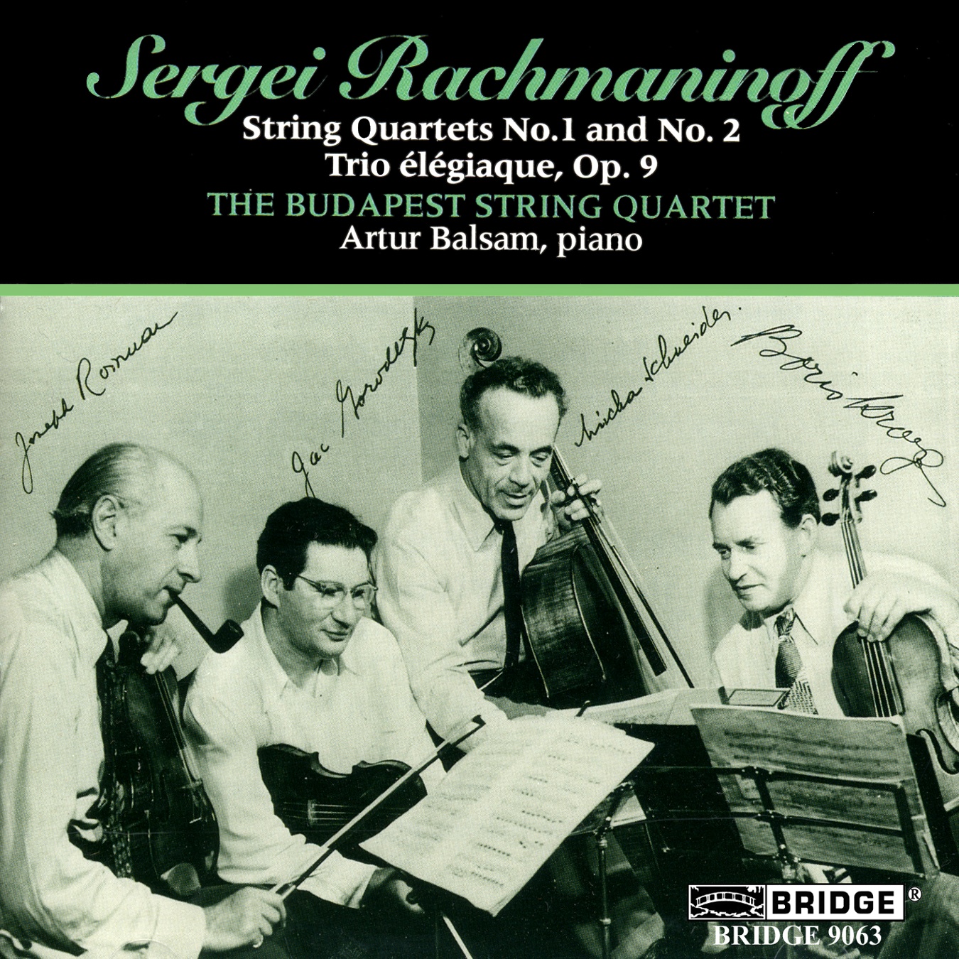 Cover: STRING QUARTETS NO.1 AND NO.2/TRIO