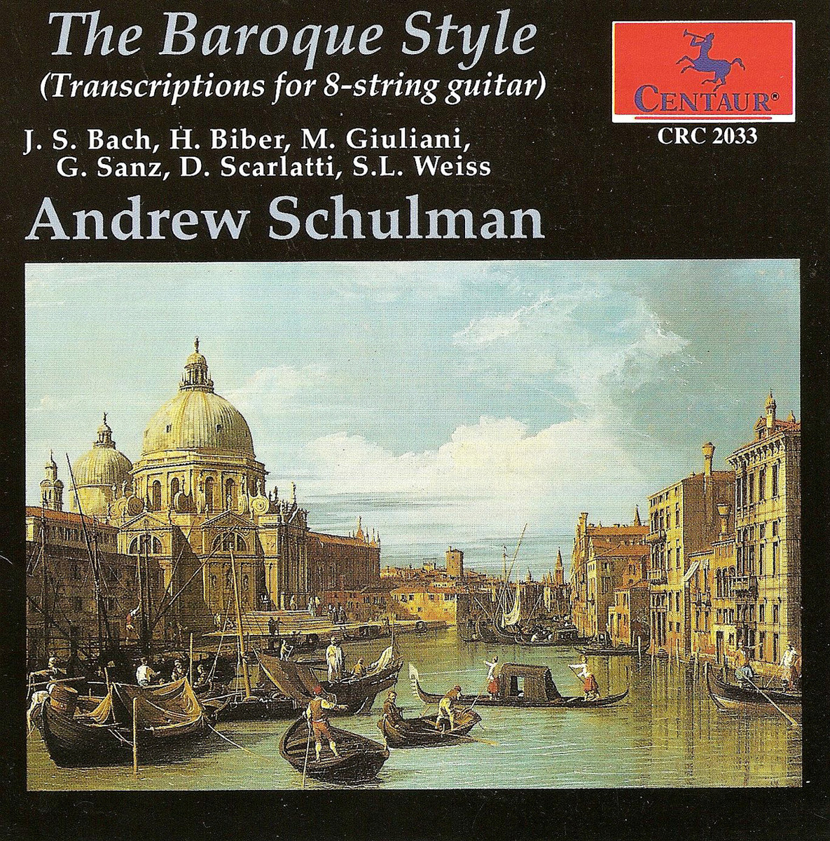 Cover: The Baroque Style, Transcriptions For Guitar