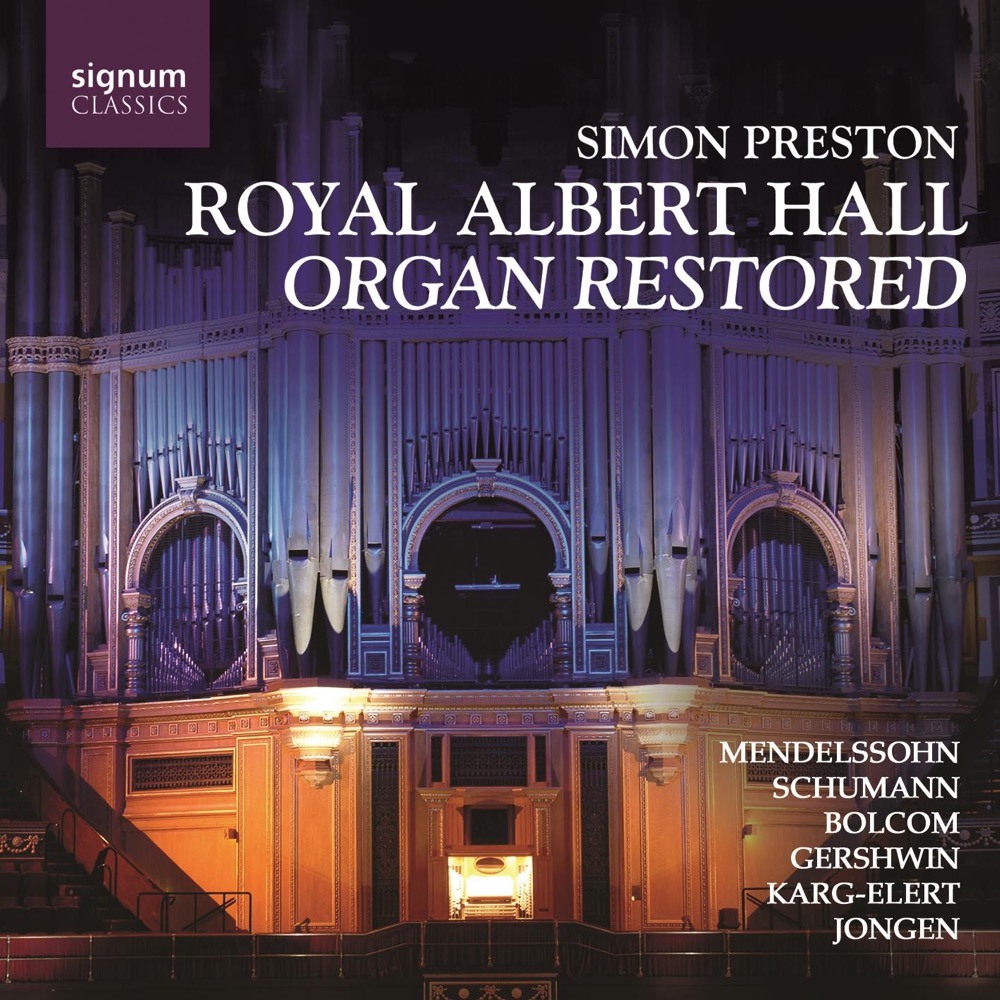 Cover: Royal Albert Hall Organ Restored