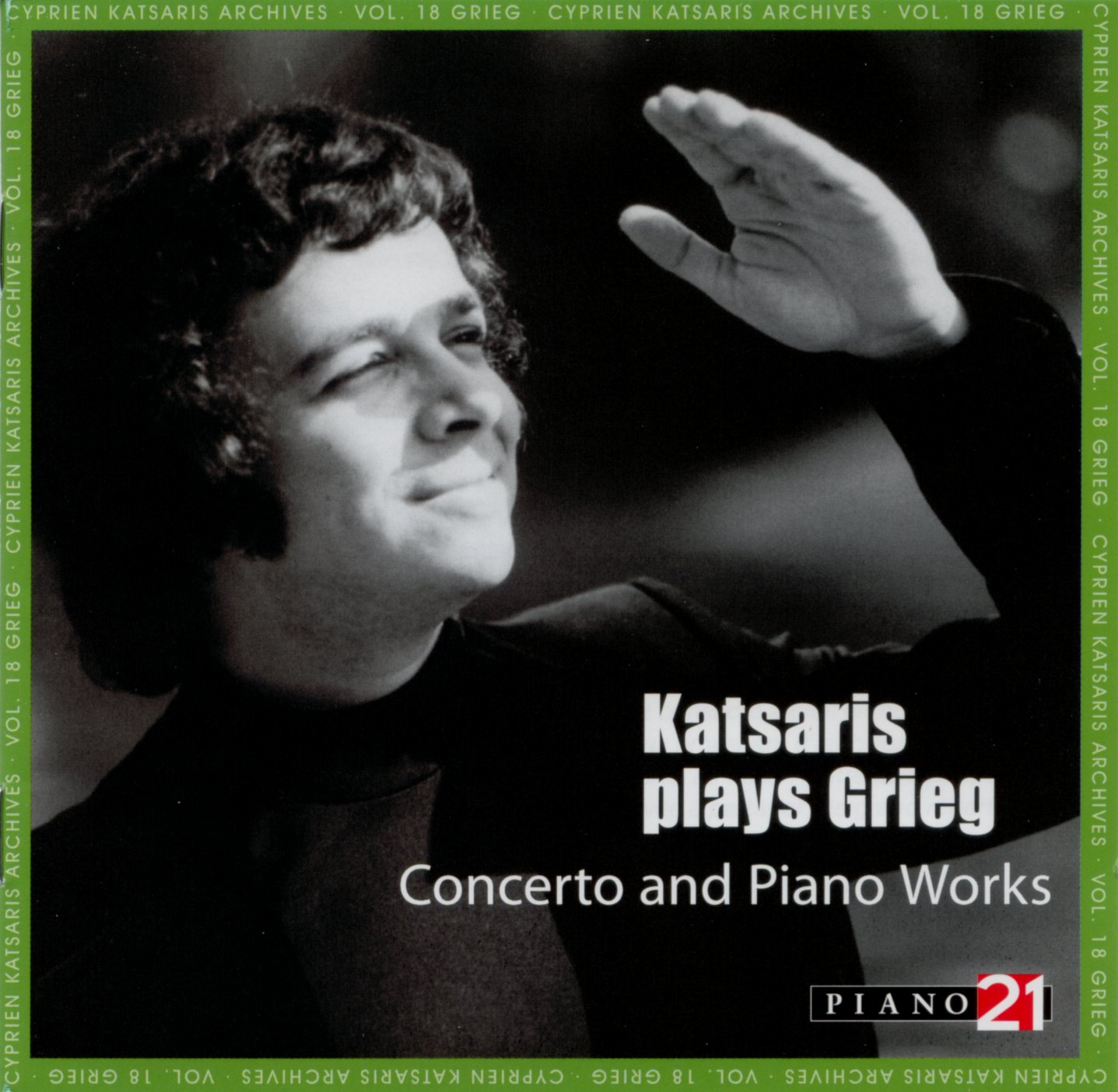 Cover: Katsaris plays Grieg - Concerto and Piano Works