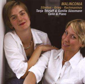Cover: MALINCONIA: Works for cello & piano: Jean Sibelius & Edvard Grieg & Sergej Rachmaninov