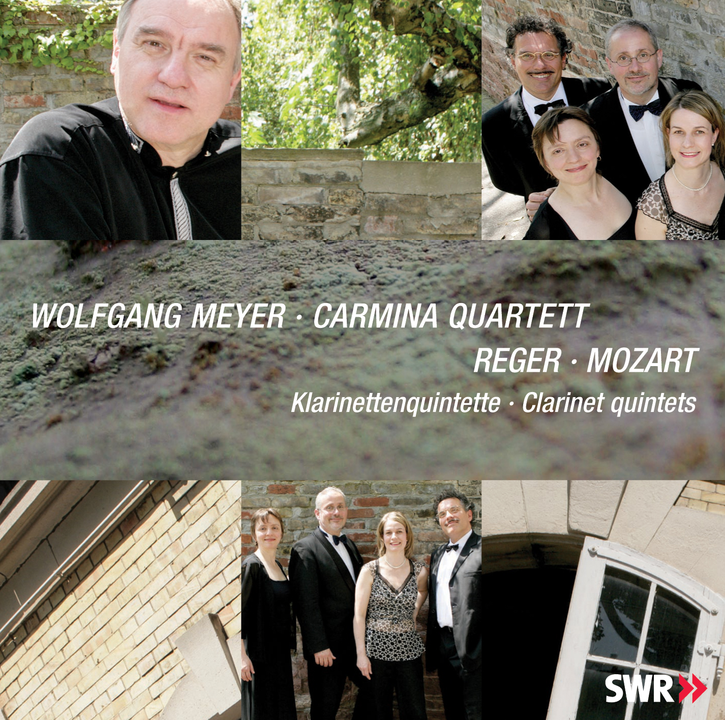Cover: Wolfgang Amadues Mozart & Max Reger, Clarinet quintets