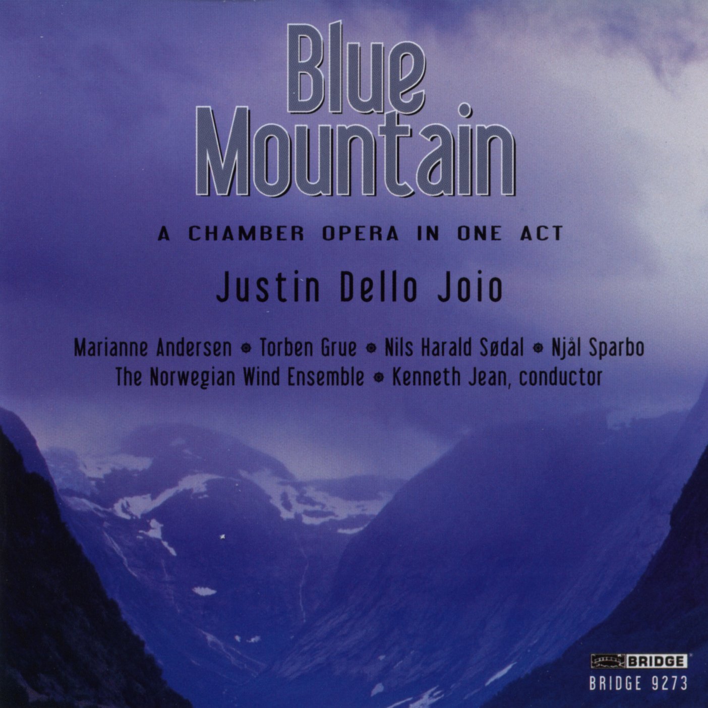 Cover: Blue Mountain, a chamber opera in one act