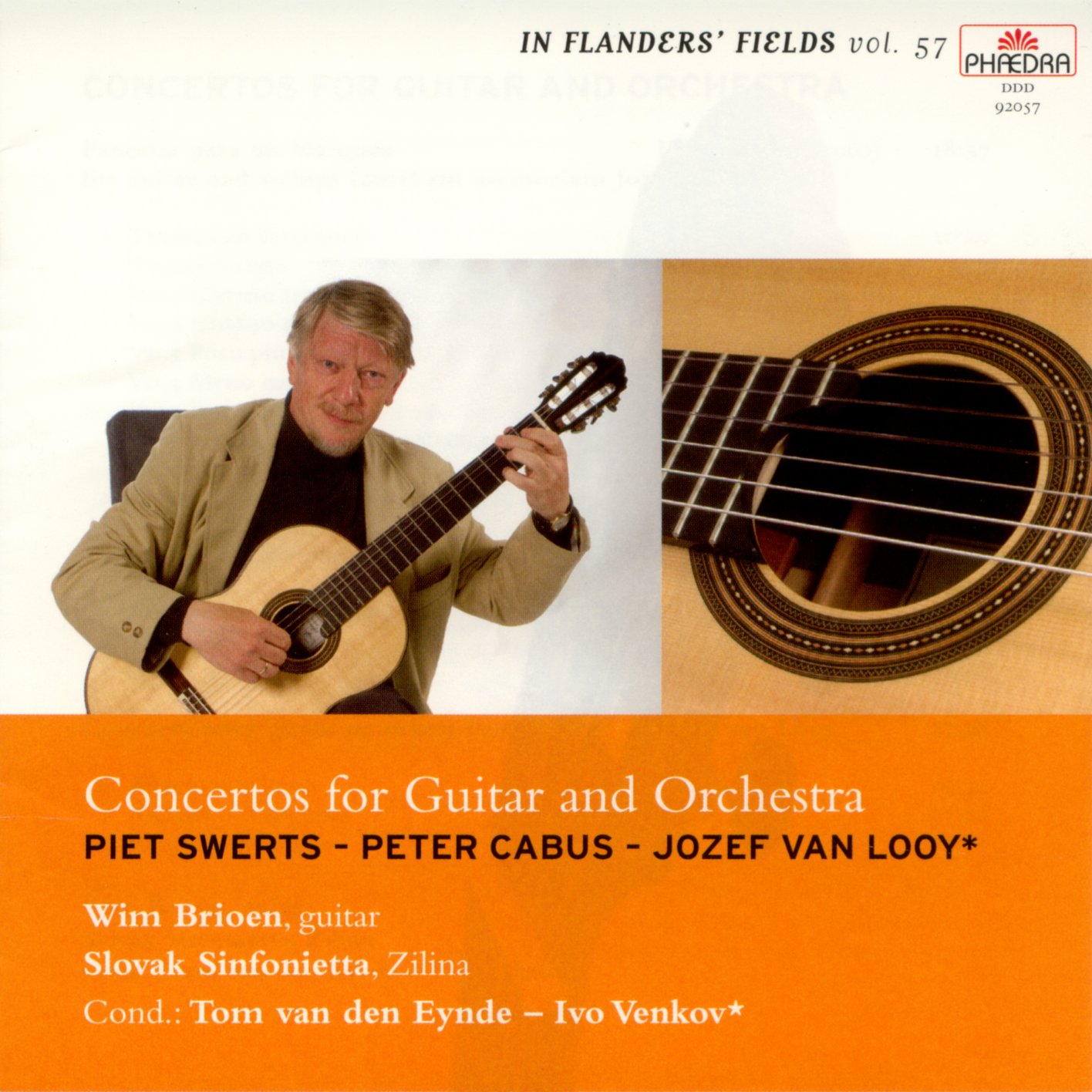 Cover: In Flanders' Fields vol.57 - Concertos for Guitar and Orchestra