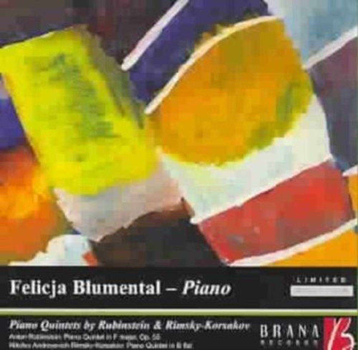 Cover: Piano Quintets by Rubinstein & Rimsky-Korsakov