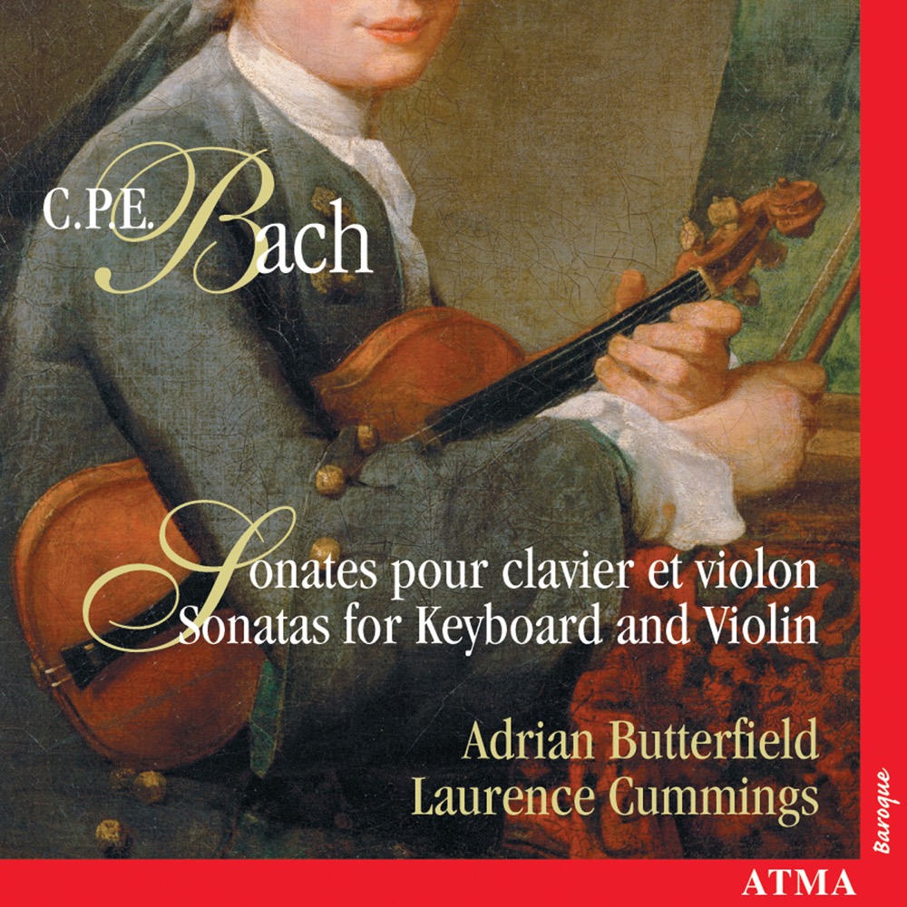 Cover: CPE Bach: Violin sonatas