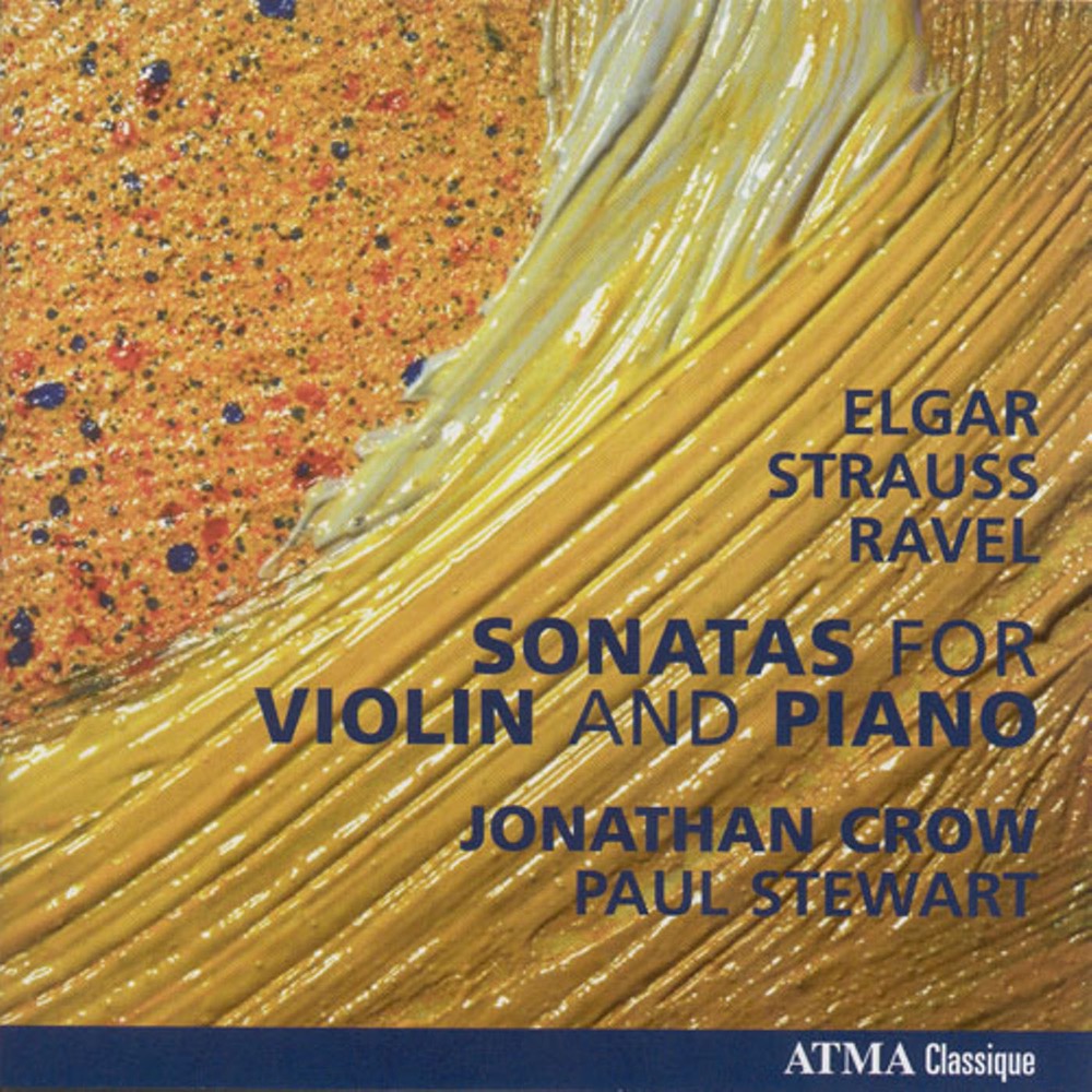 Cover: Elgar, Ravel, R Strauss Violin sonatas