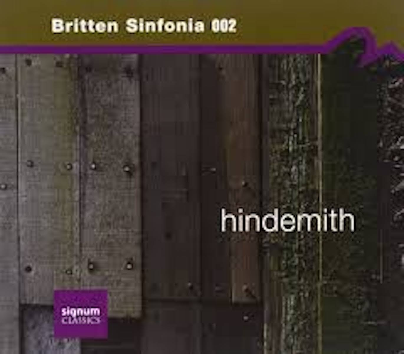 Cover: Hindemith:by the Britten Sinfonia 2