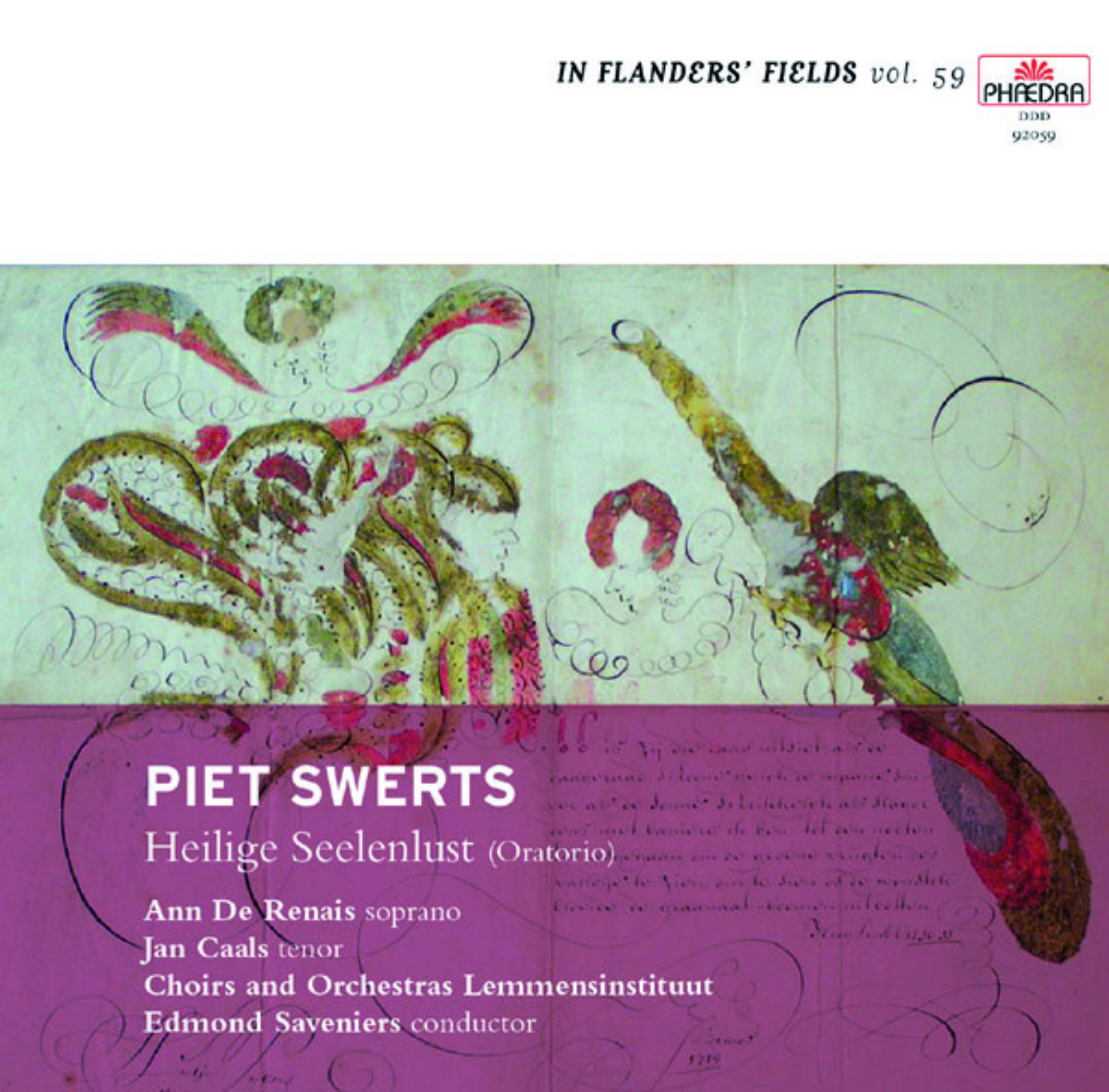 Cover: In Flanders' Fields vol.59 - Piet Swerts - Heilige Seelenlust