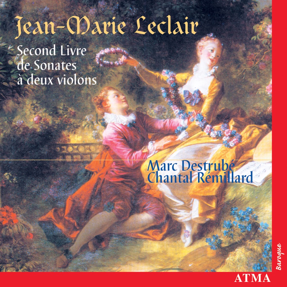 Cover: Leclair: Second book of Sonatas for 2 violins
