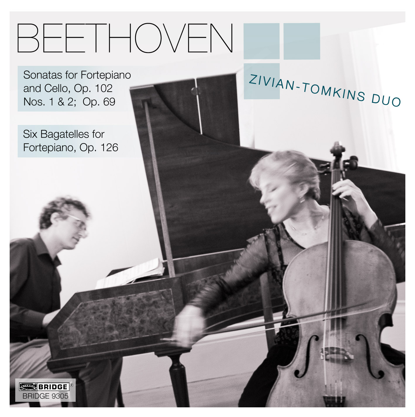 Cover: Sonatas for Fortepiano and Cello, Op. 102/Six Baga