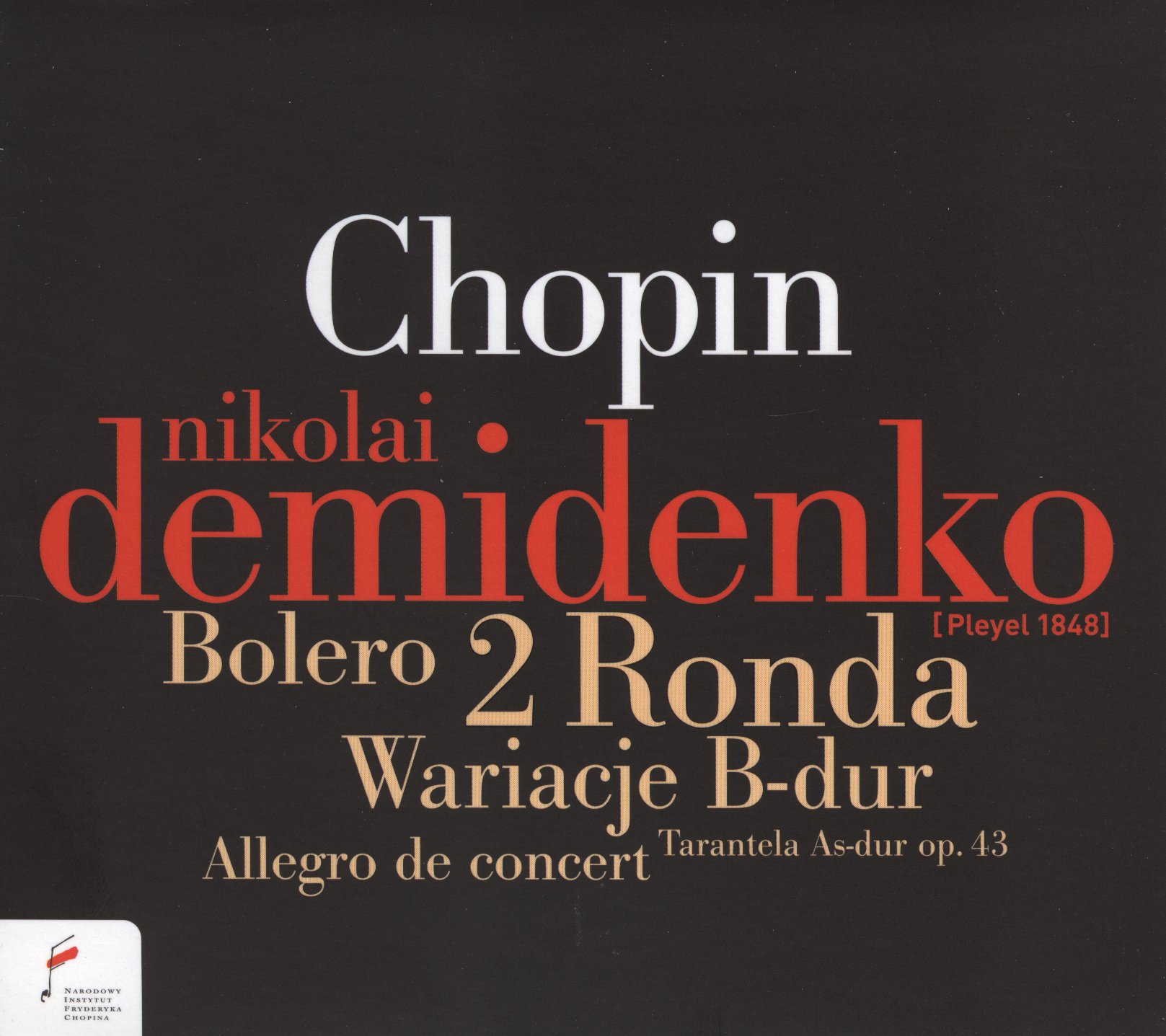 Cover: Bolero/2 Ronda/Allegro de Concert/Variations...