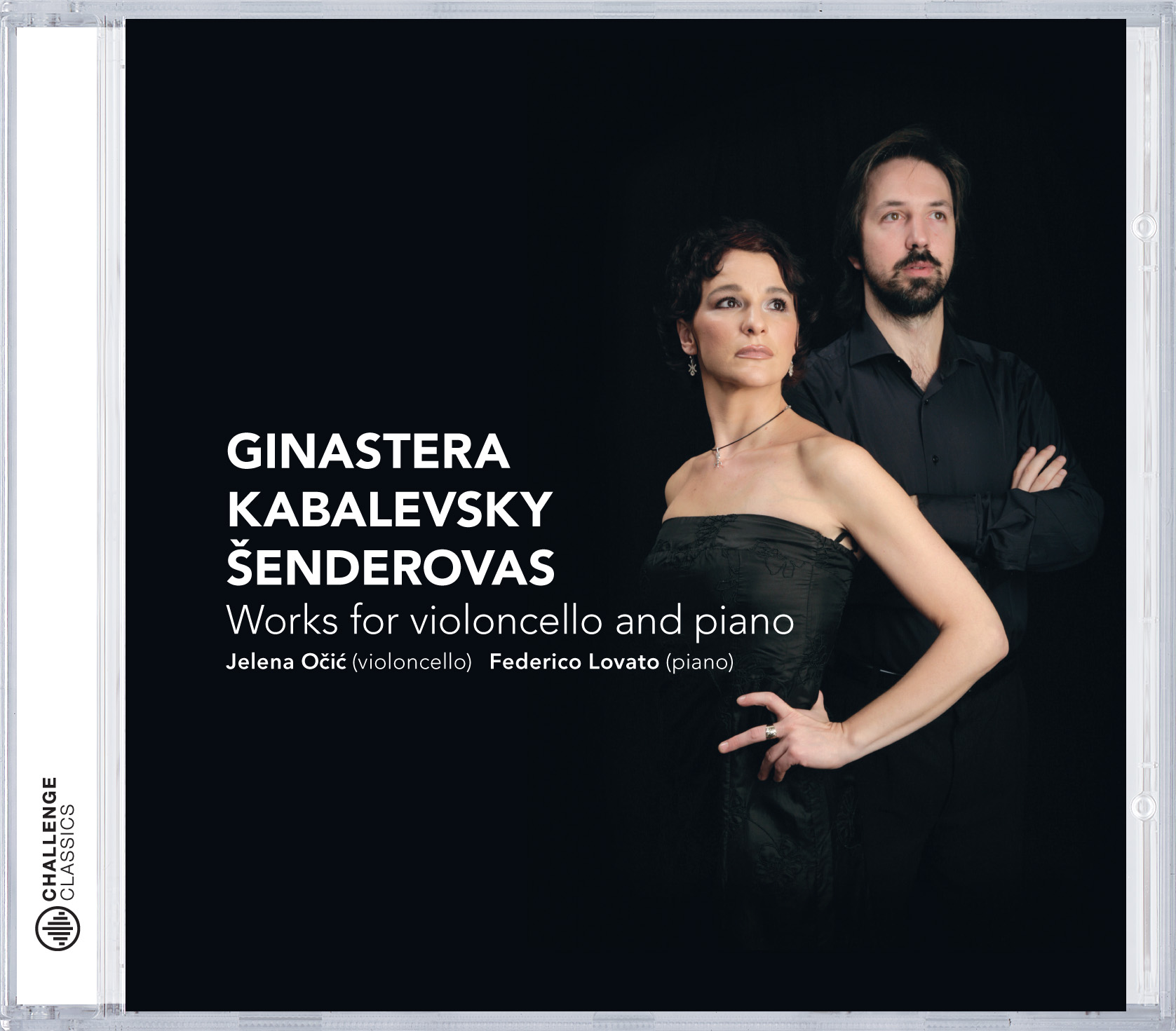 Cover: Ginastera, Kabalewsky and Šenderovas - Works for violoncello and piano