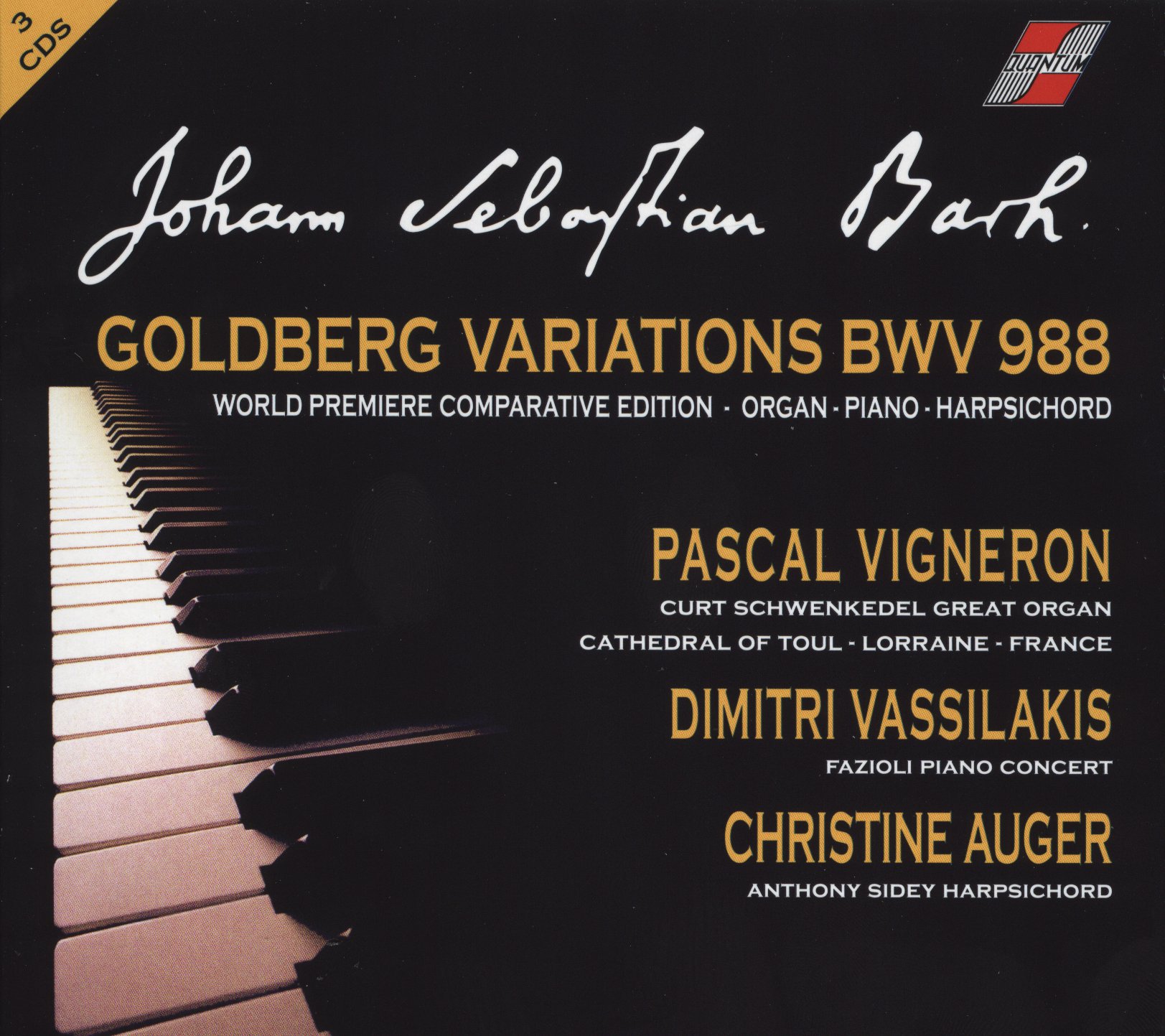 Cover: Goldberg Variations - Comparative Edition