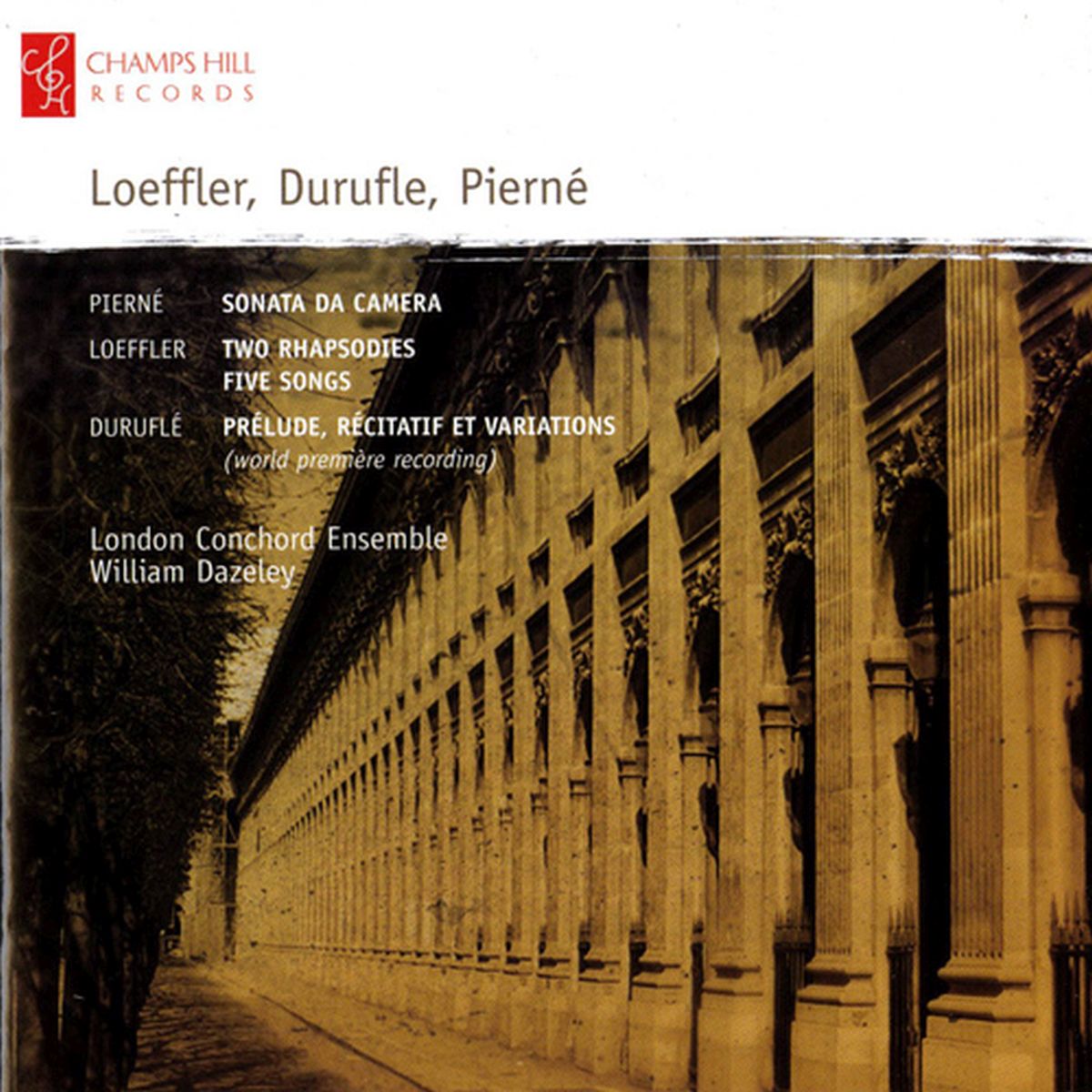 Cover: Loeffler, Durufle, Pierné