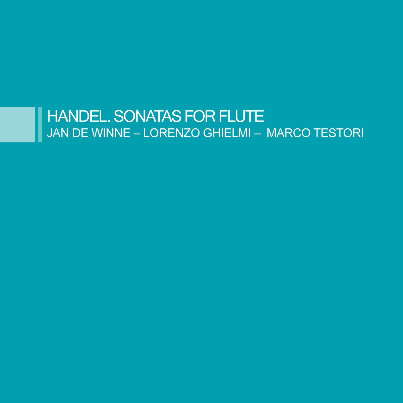 Cover: Sonatas for Flute