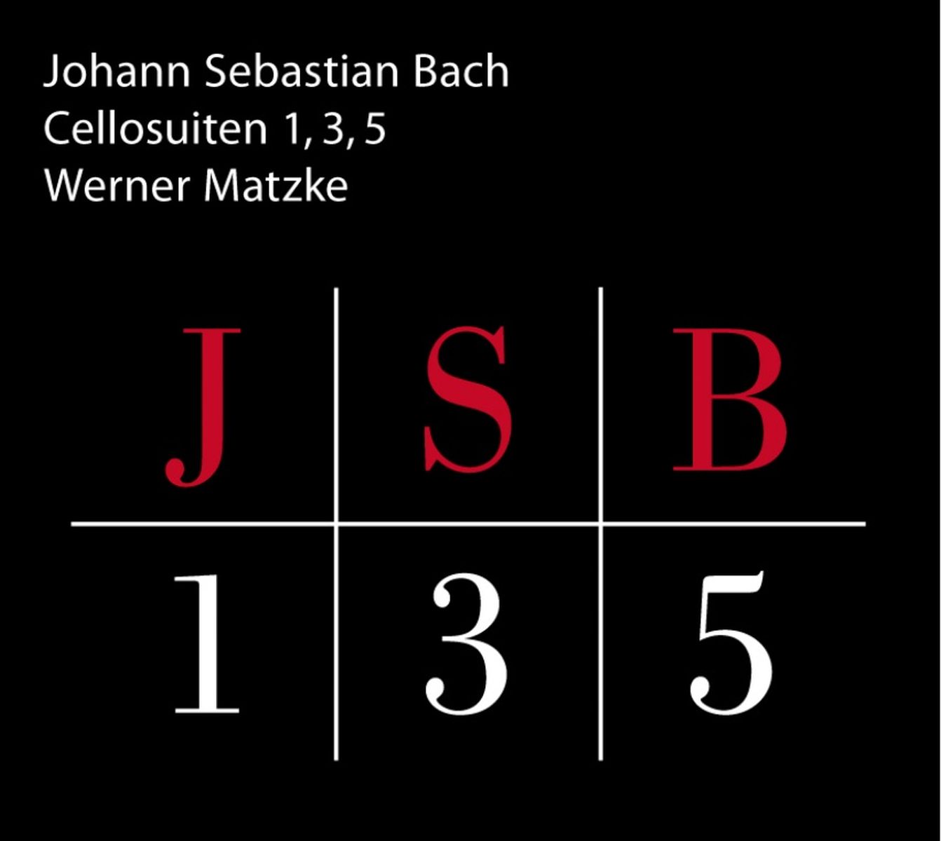 Cover: Suites for Cello solo No. 1, 3, 5