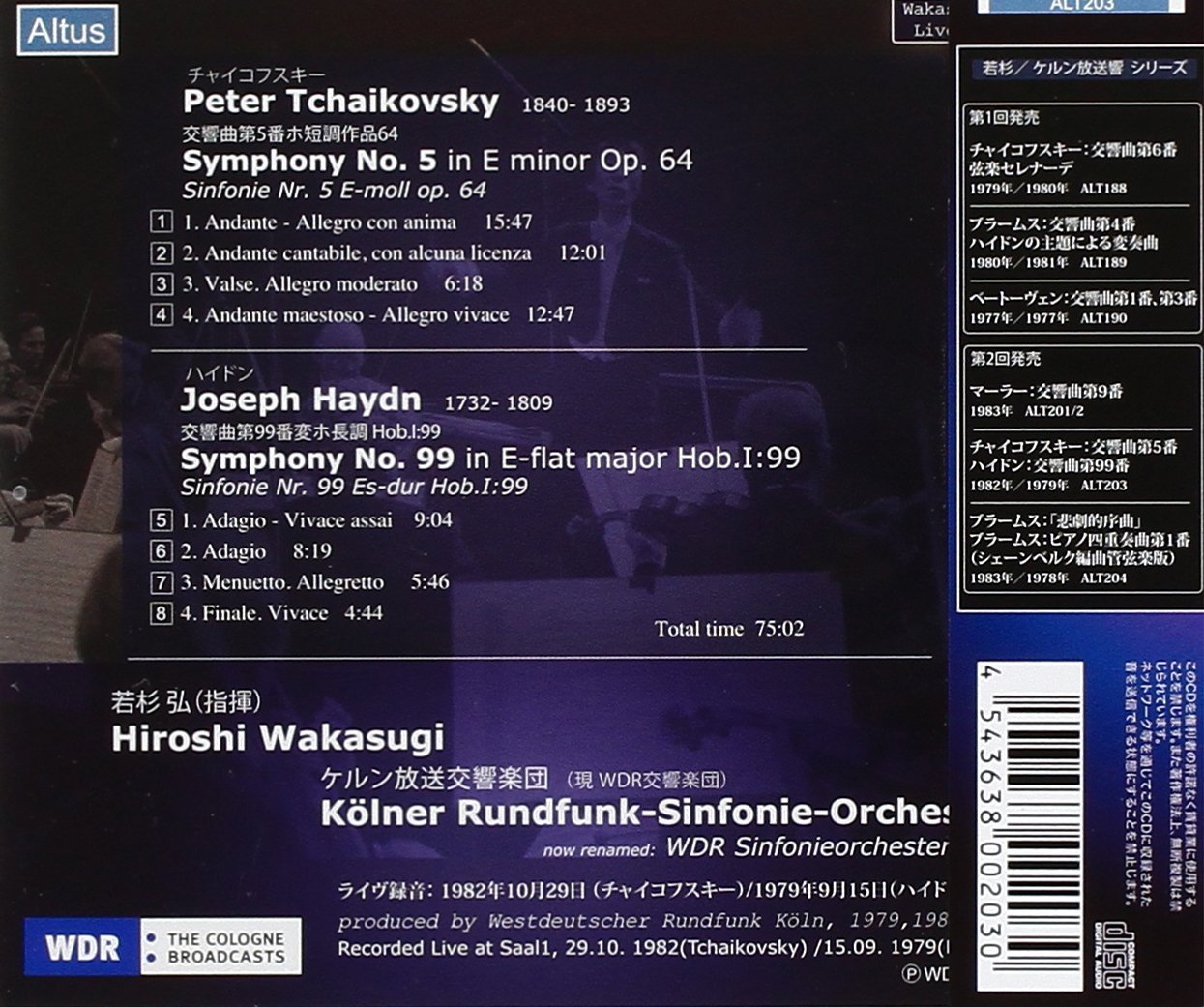 Cover: Symphony No.5/Symphony No.99