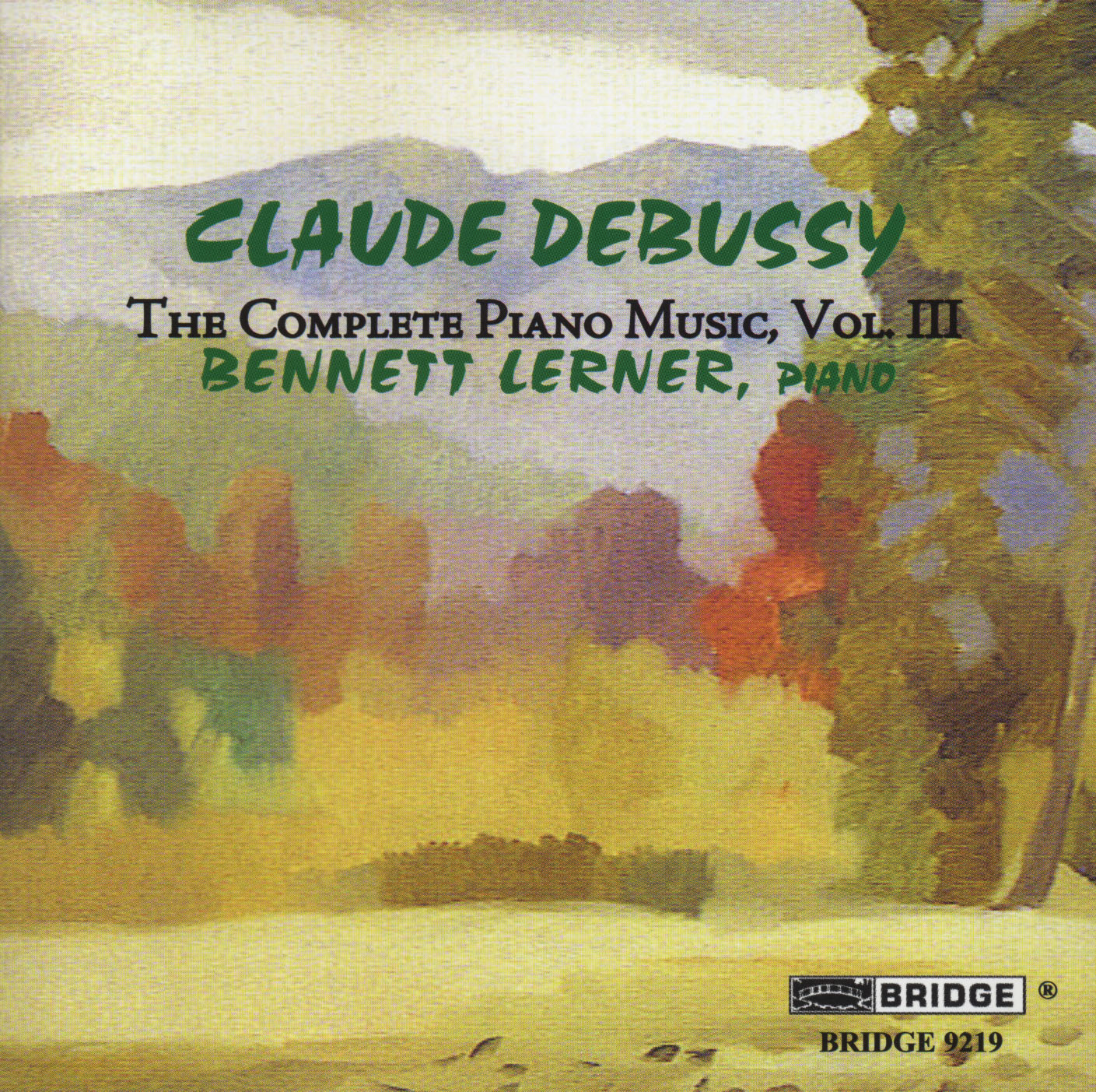 Cover: The Complete Piano Music, Vol. III