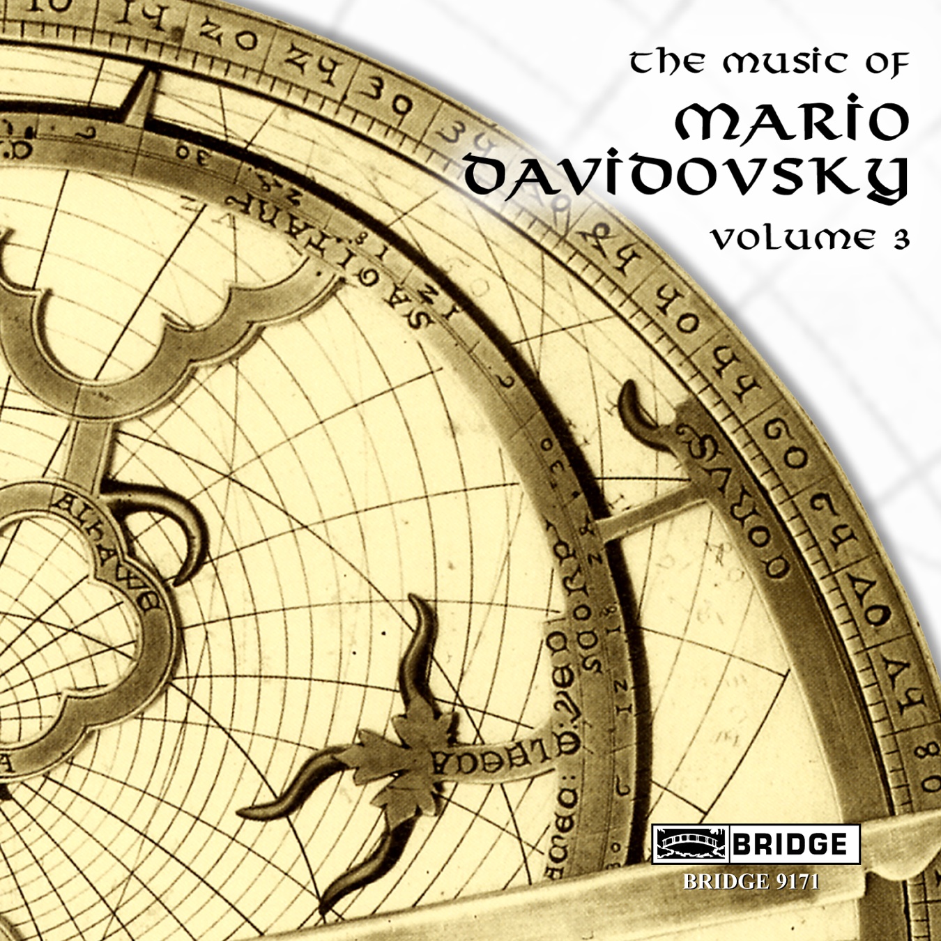 Cover: The Music of Mario Davidovsky Vol.3