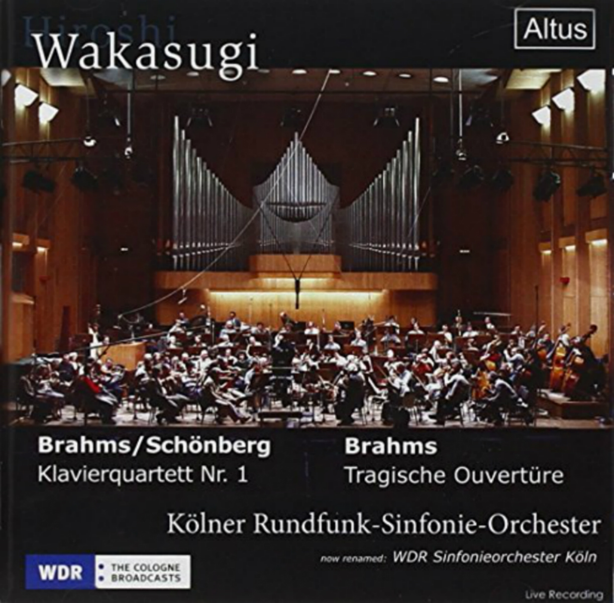 Cover: Tragic Overture/Piano Quintet No.1 (arr.Schönberg)
