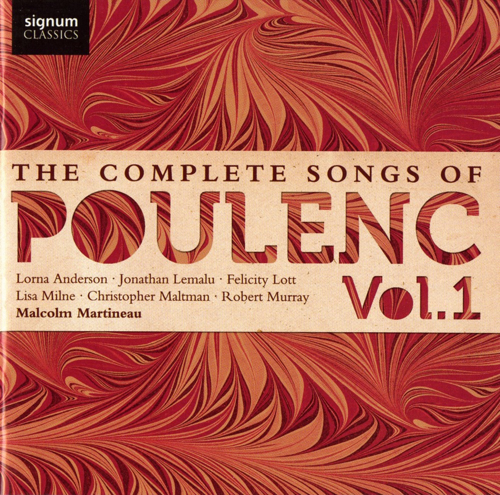 Cover: Complete Songs of Poulenc - Vol.1