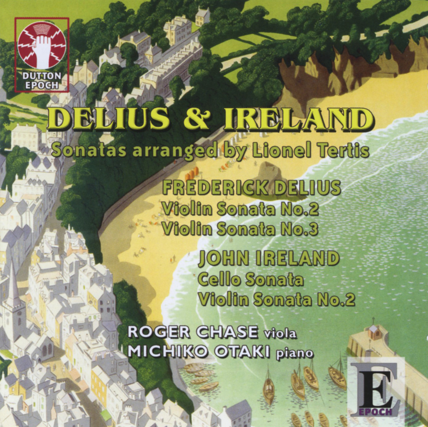 Cover: Delius & Ireland, Sonatas arranged by Lionel Tertis
