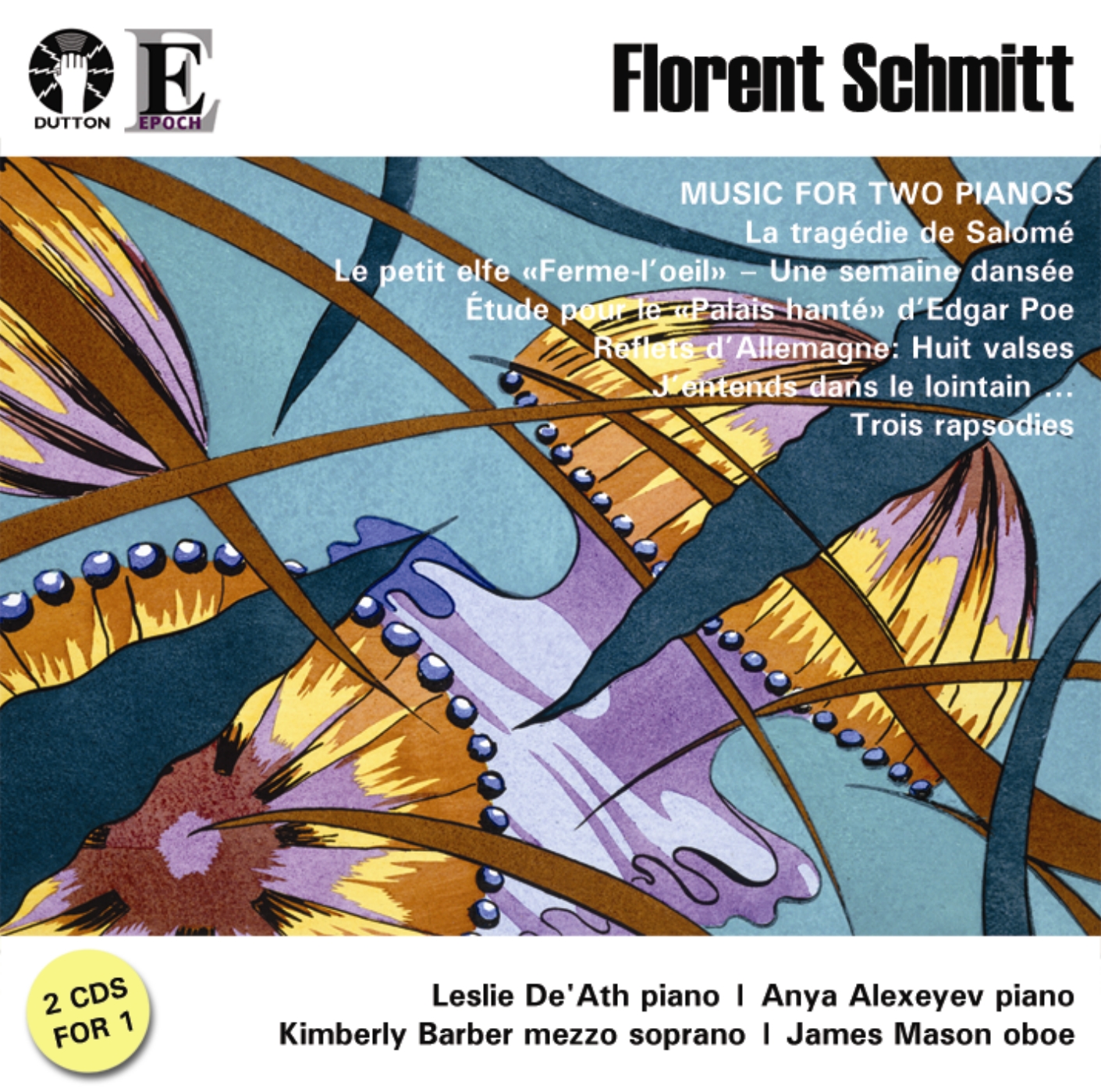 Cover: Florent Schmitt, Music for Two Pianos