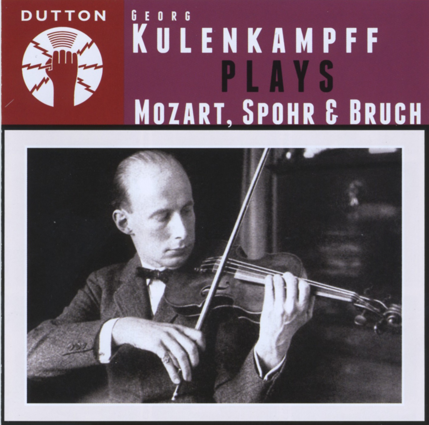 Cover: Georg Kulenkampff plays Mozart, Spohr & Bruch