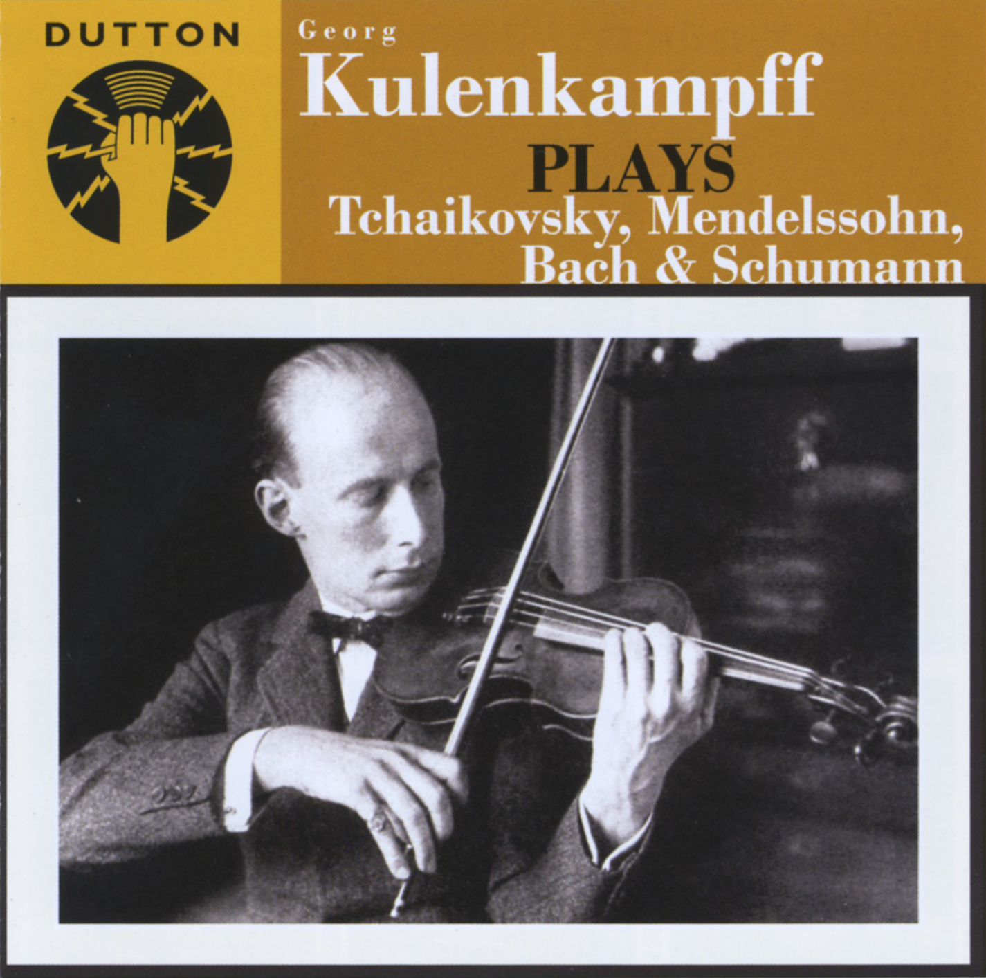 Cover: Georg Kulenkampff plays Tchaikovsky, Mendelssohn, Bach & Schumann