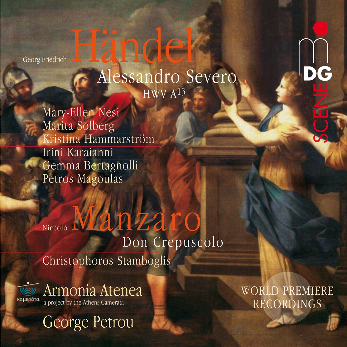 Cover: Händel: Alessandro Severo/Manzaro: Don Crepuscolo