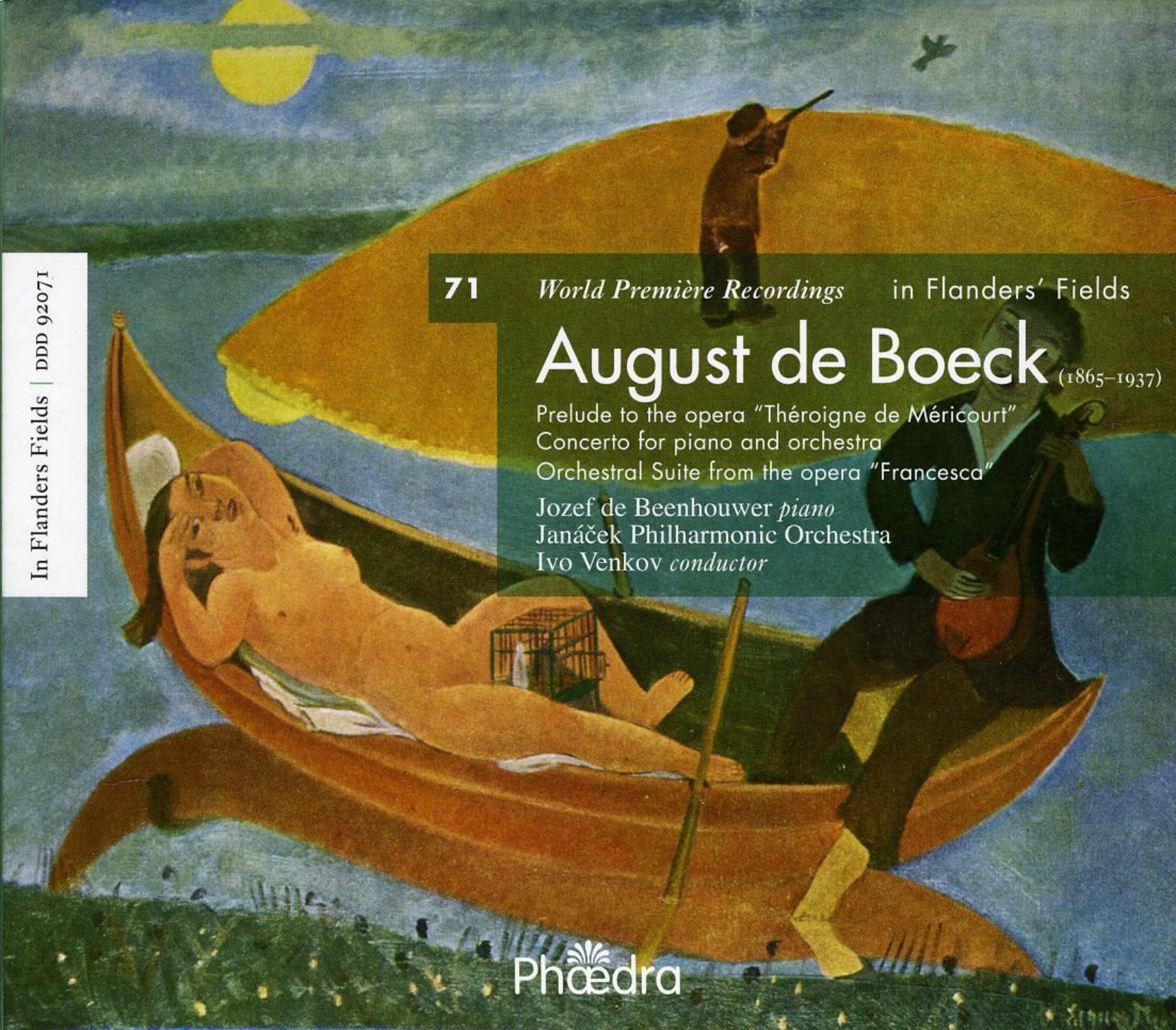 Cover: In Flanders' Fields vol.71 - Music of August de Boeck
