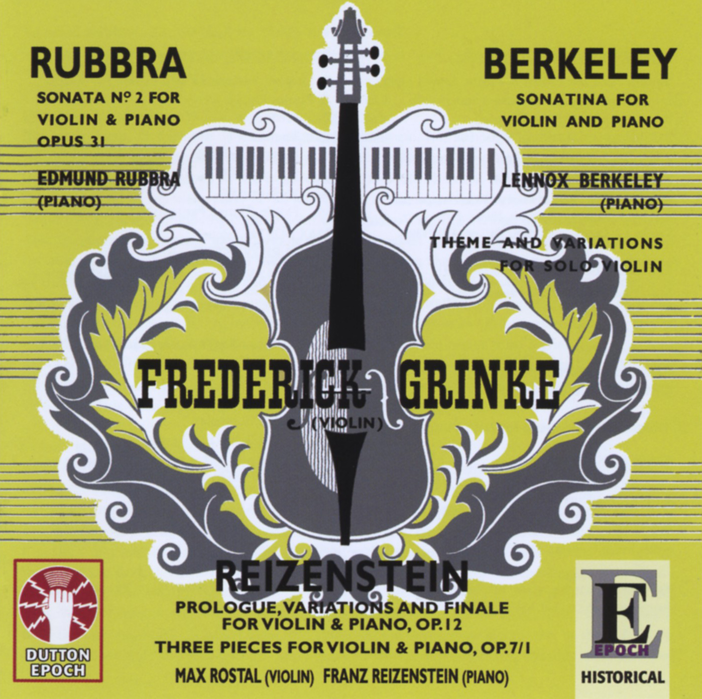 Cover: Rubbra / Berkeley / Reizenstein