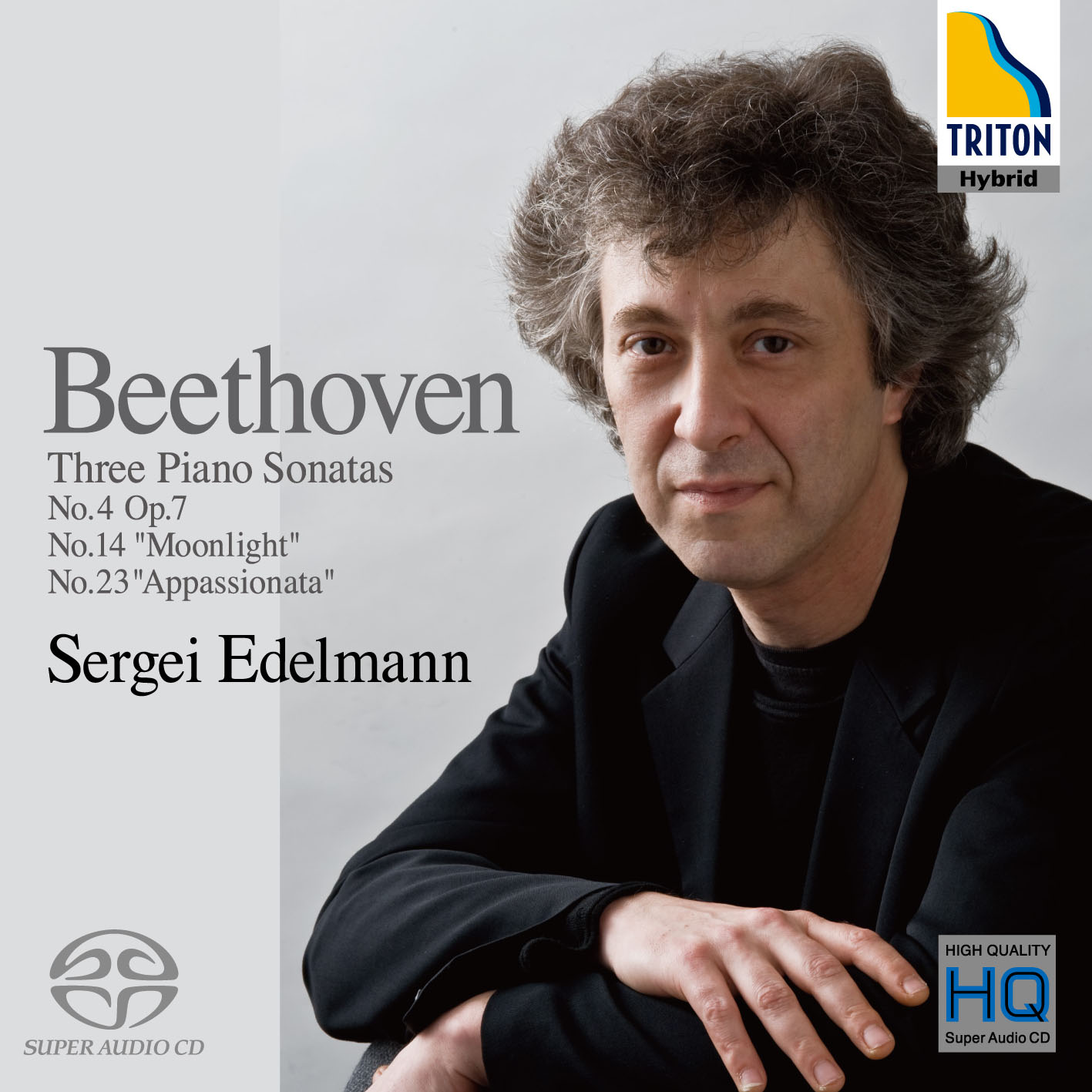 Cover: Three piano sonatas - nos. 4, 14 & 23