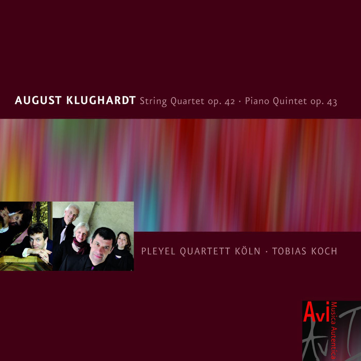 Cover: August Klughardt, String Quartet in F Op 42 & Piano Quintet in G Minor Op. 43
