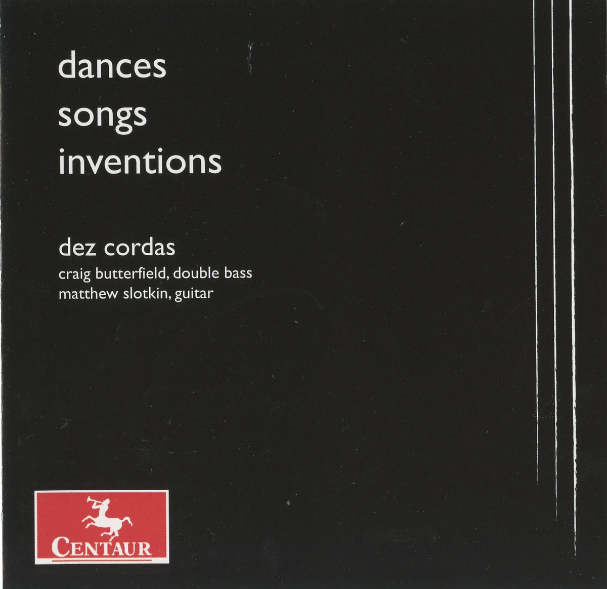 Cover: Dances/songs/inventions