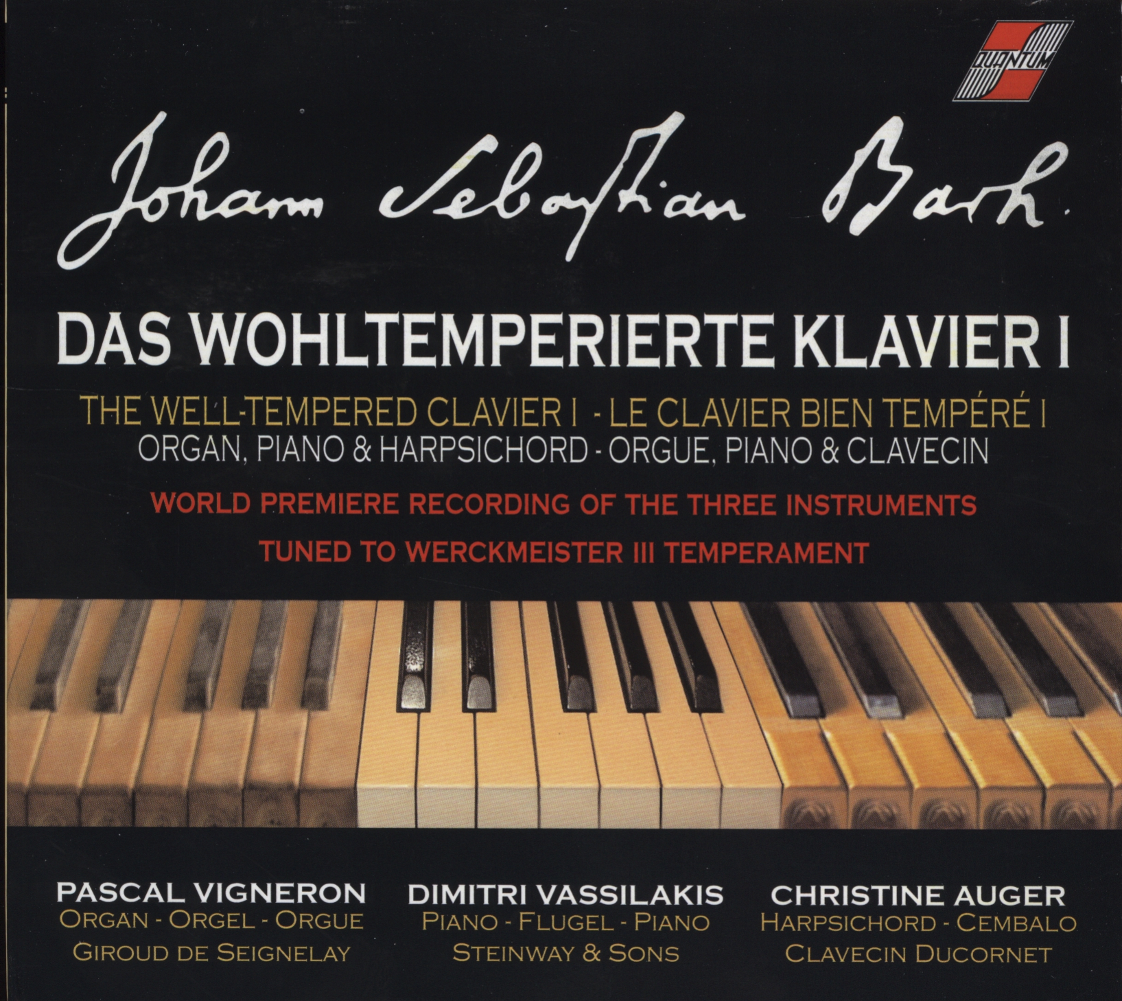 Cover: Das Wohlremperierte Klavier Vol.1