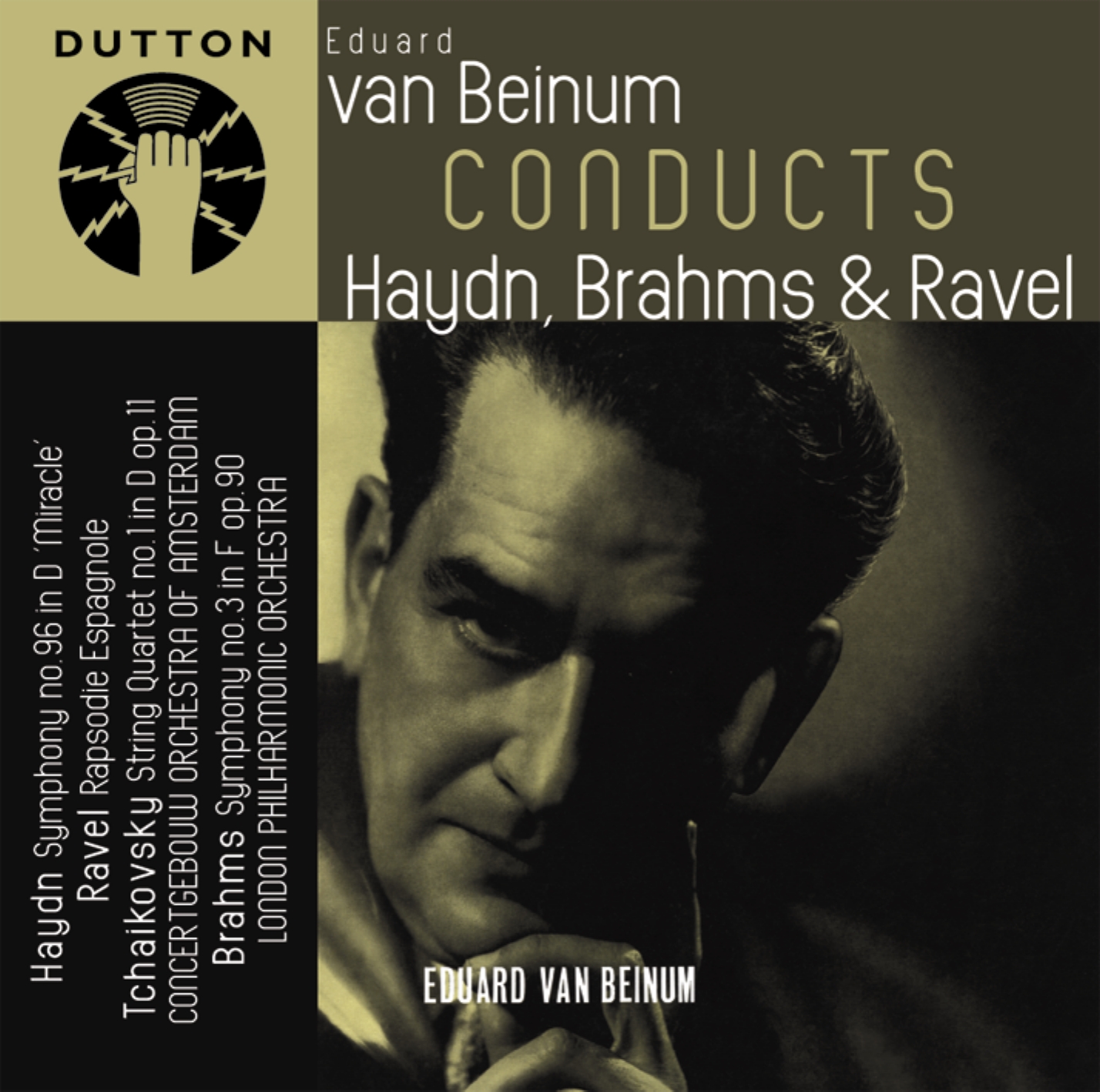 Cover: Eduard van Beinum Conducts Haydn, Brahms & Ravel