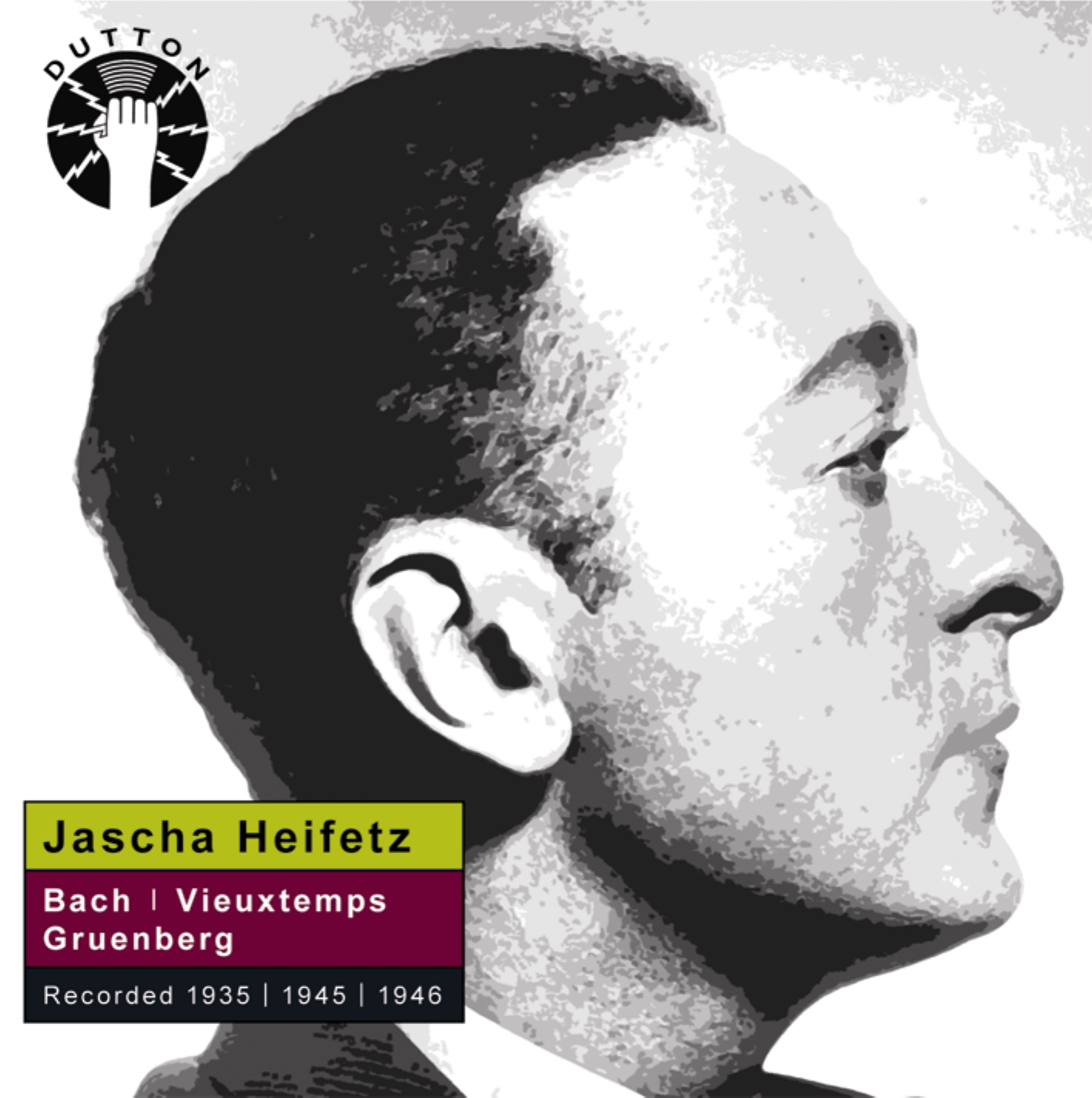 Cover: Jascha Heifetz plays violin