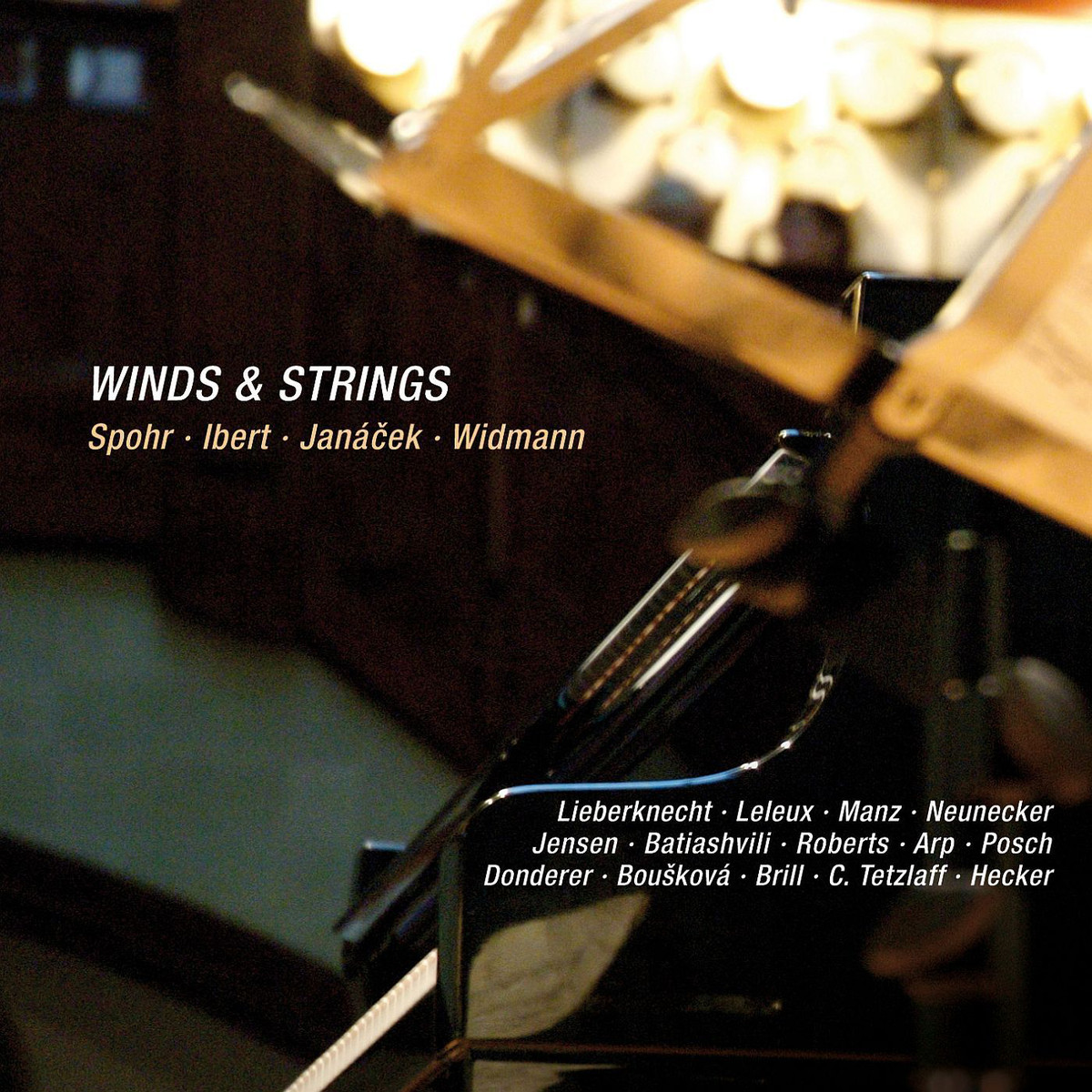 Cover: Winds & Strings, works by Louis Spohr, Jacques Ibert, Leos Janacek, Joerg Widmann