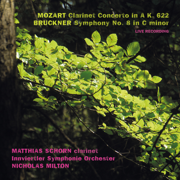 Cover: Clarinet Concerto K 622; Symphonie No. 8