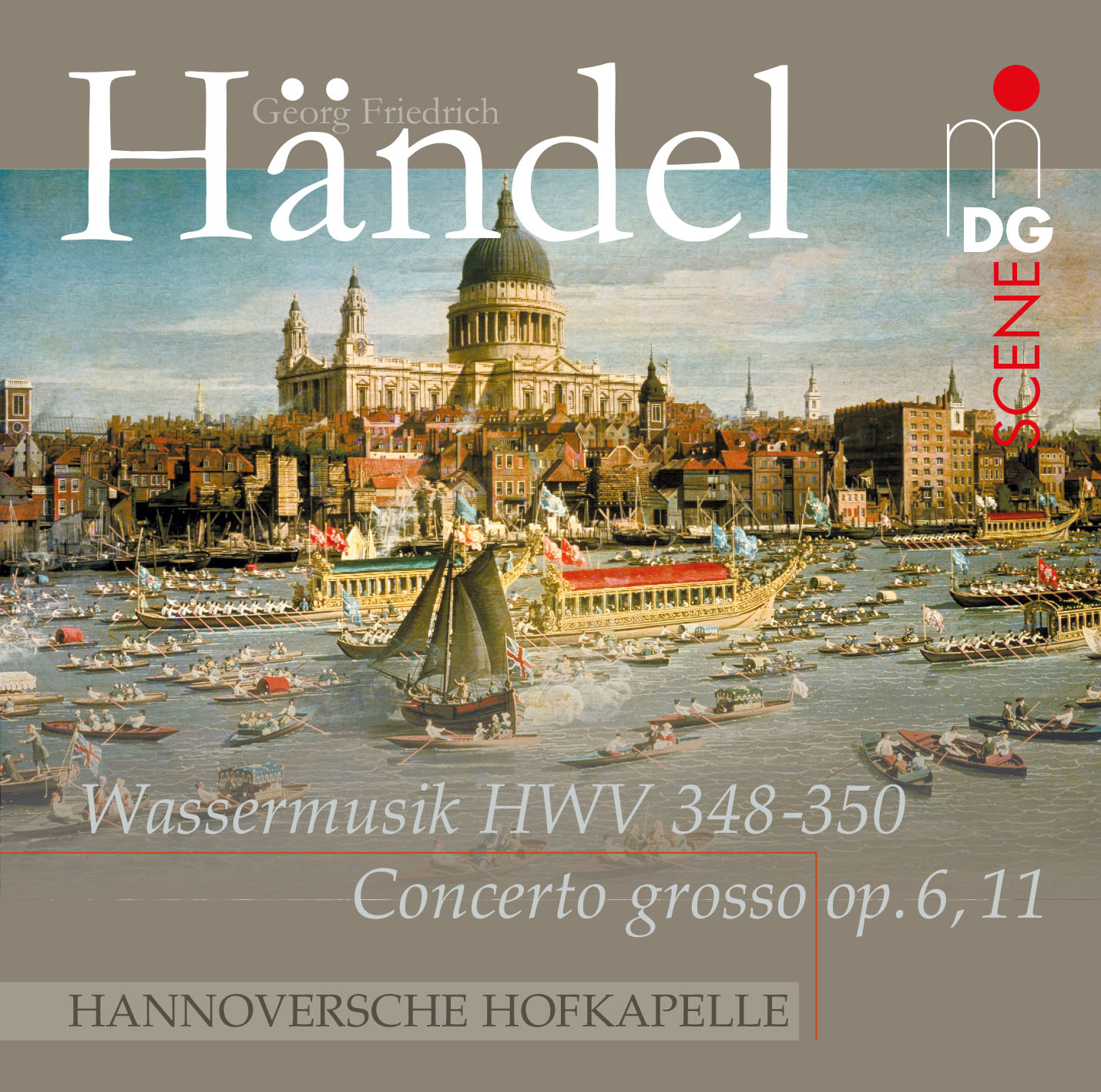 Cover: Händel: Wassermusik / Concerto grosso op. 6, 11