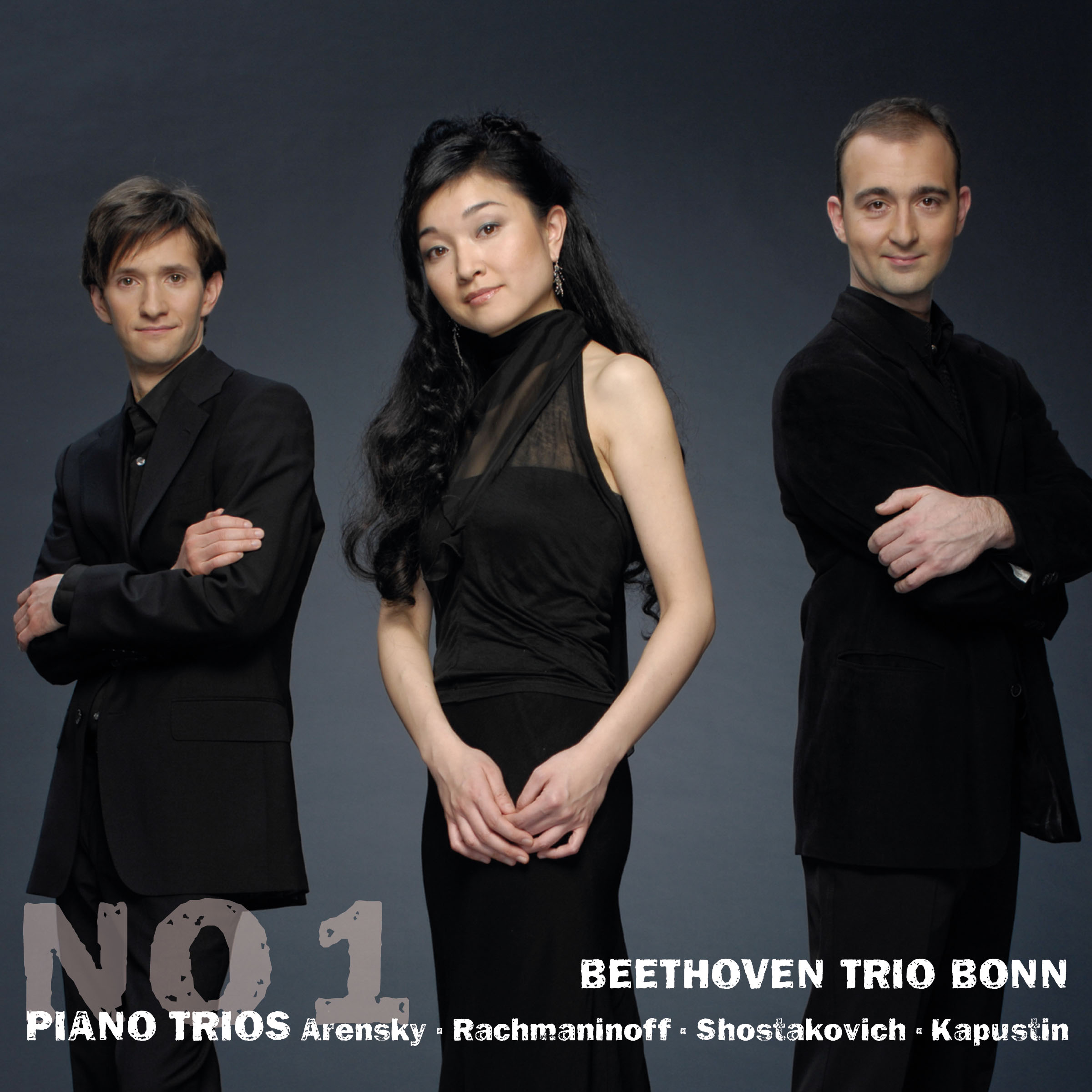 Cover: NO 1: Piano Trios (Arensky, Rachmaninoff, Shostakovich, Kapustin)